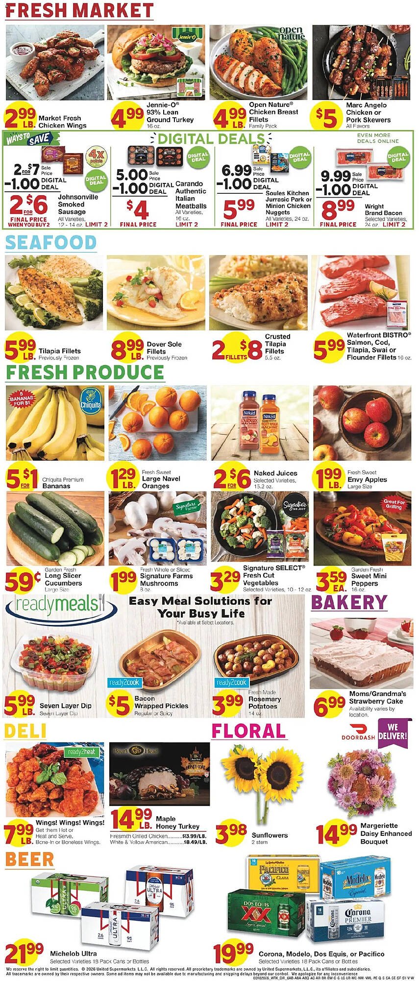 United Supermarkets weekly ad