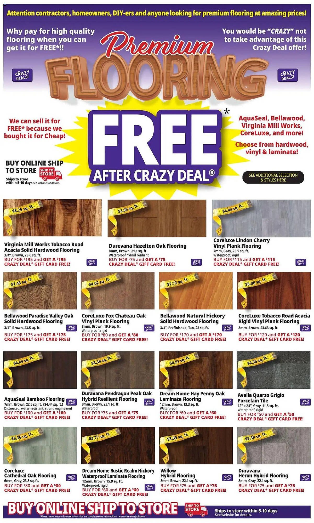 Ocean State Job Lot flyer