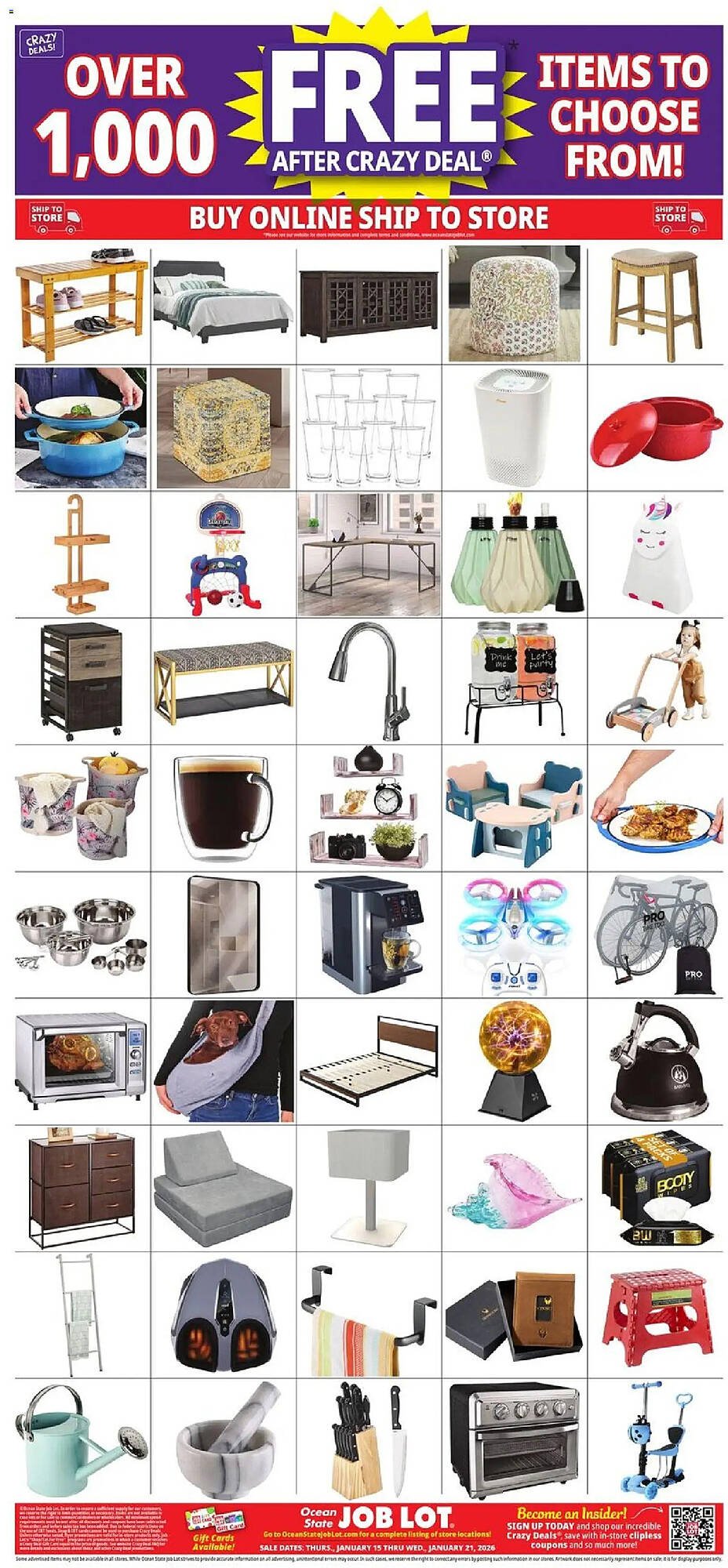 Ocean State Job Lot flyer