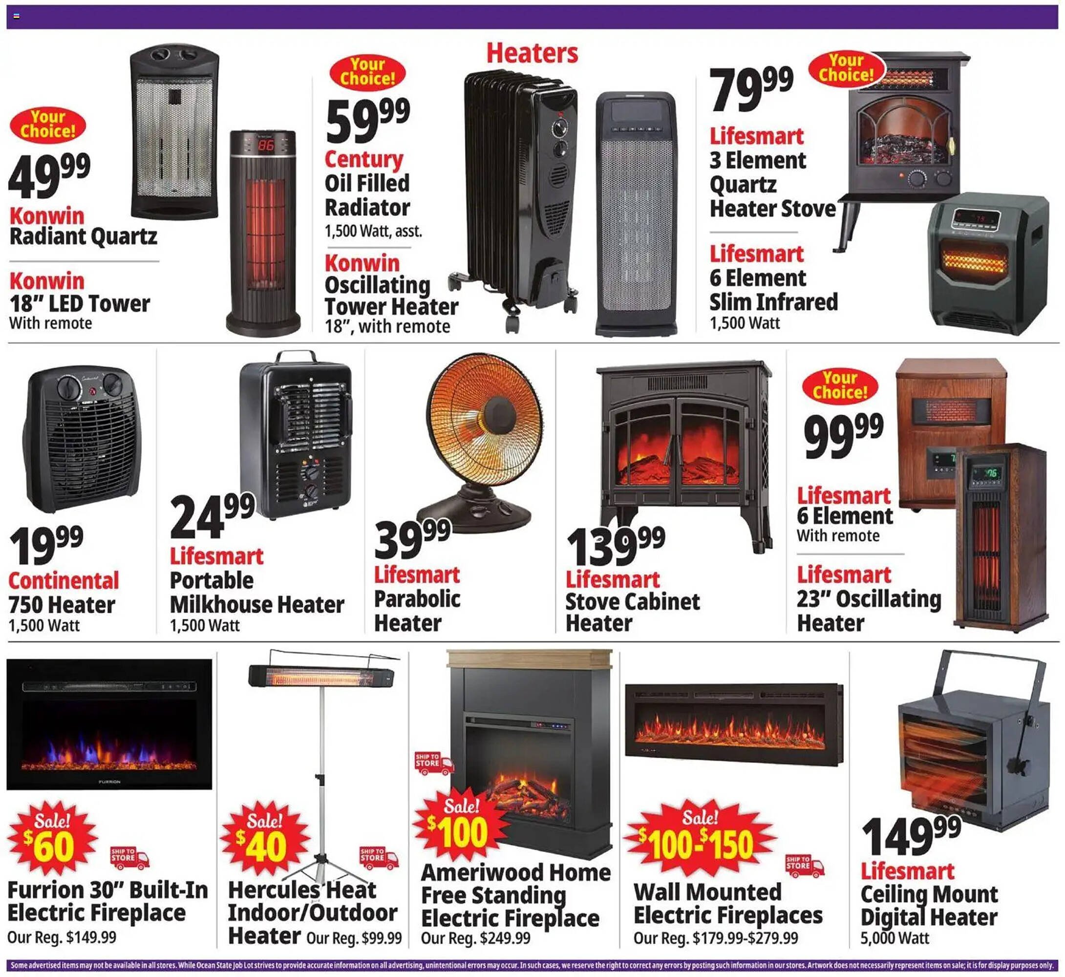 Ocean State Job Lot flyer