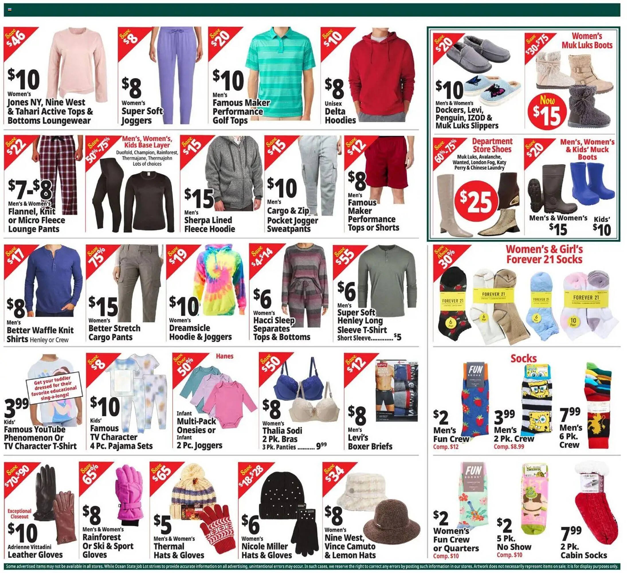 Ocean State Job Lot flyer