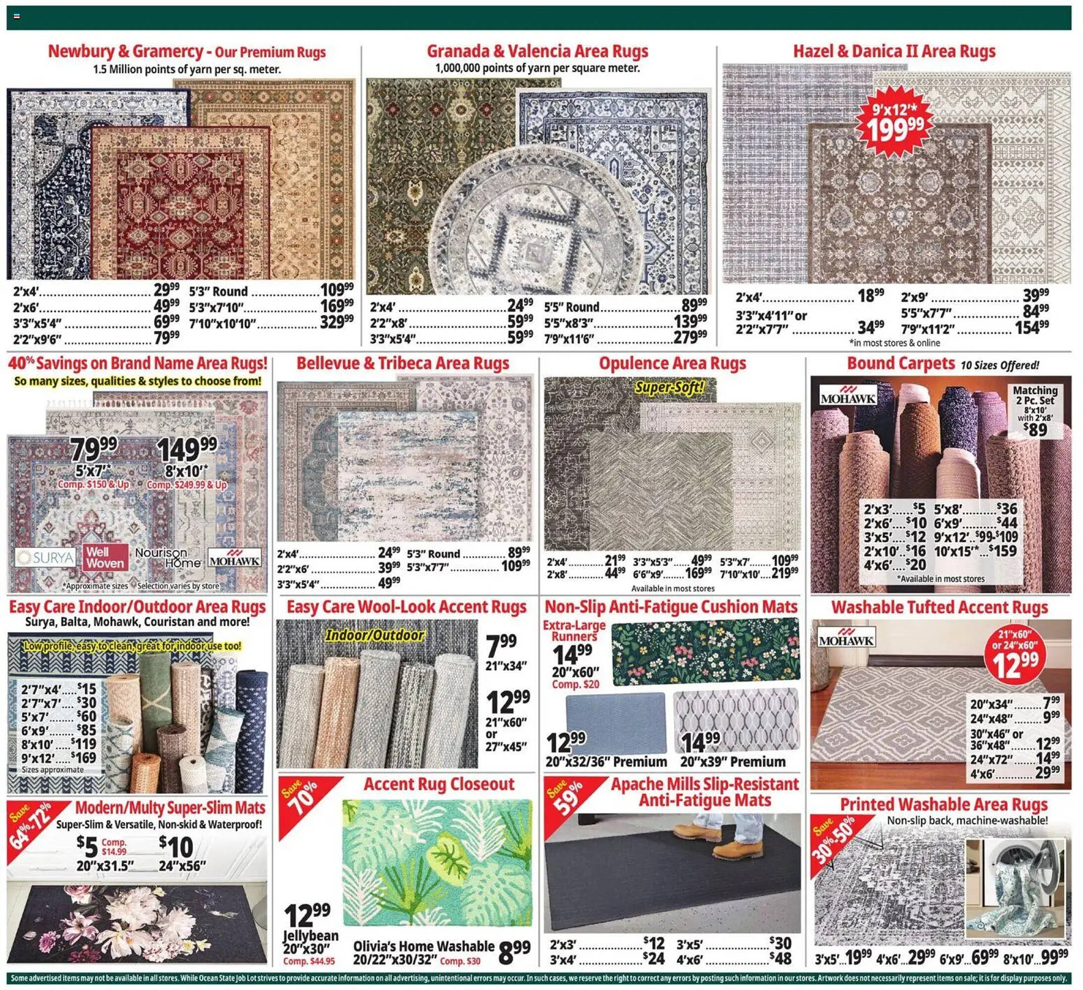 Ocean State Job Lot flyer