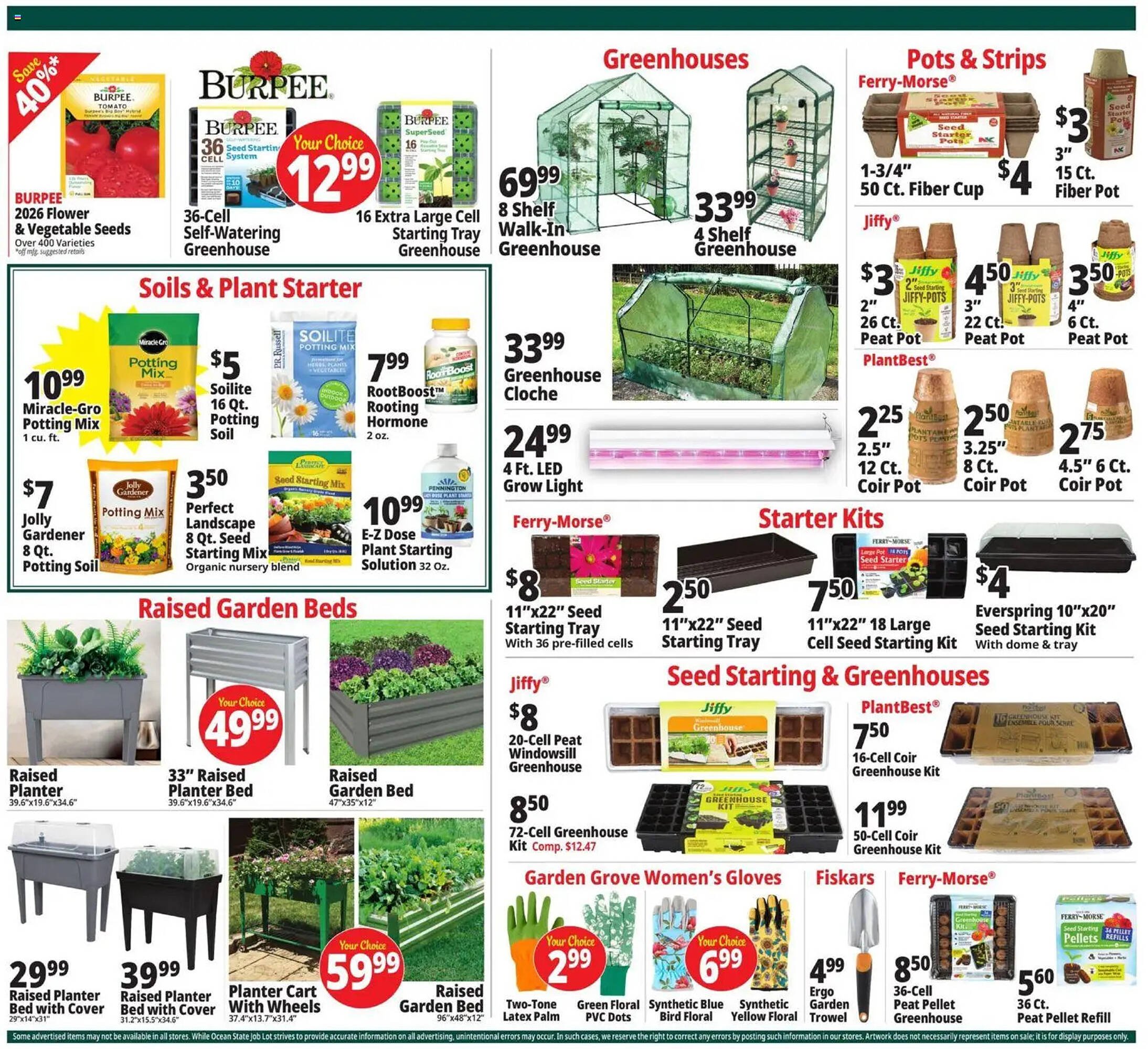 Ocean State Job Lot flyer