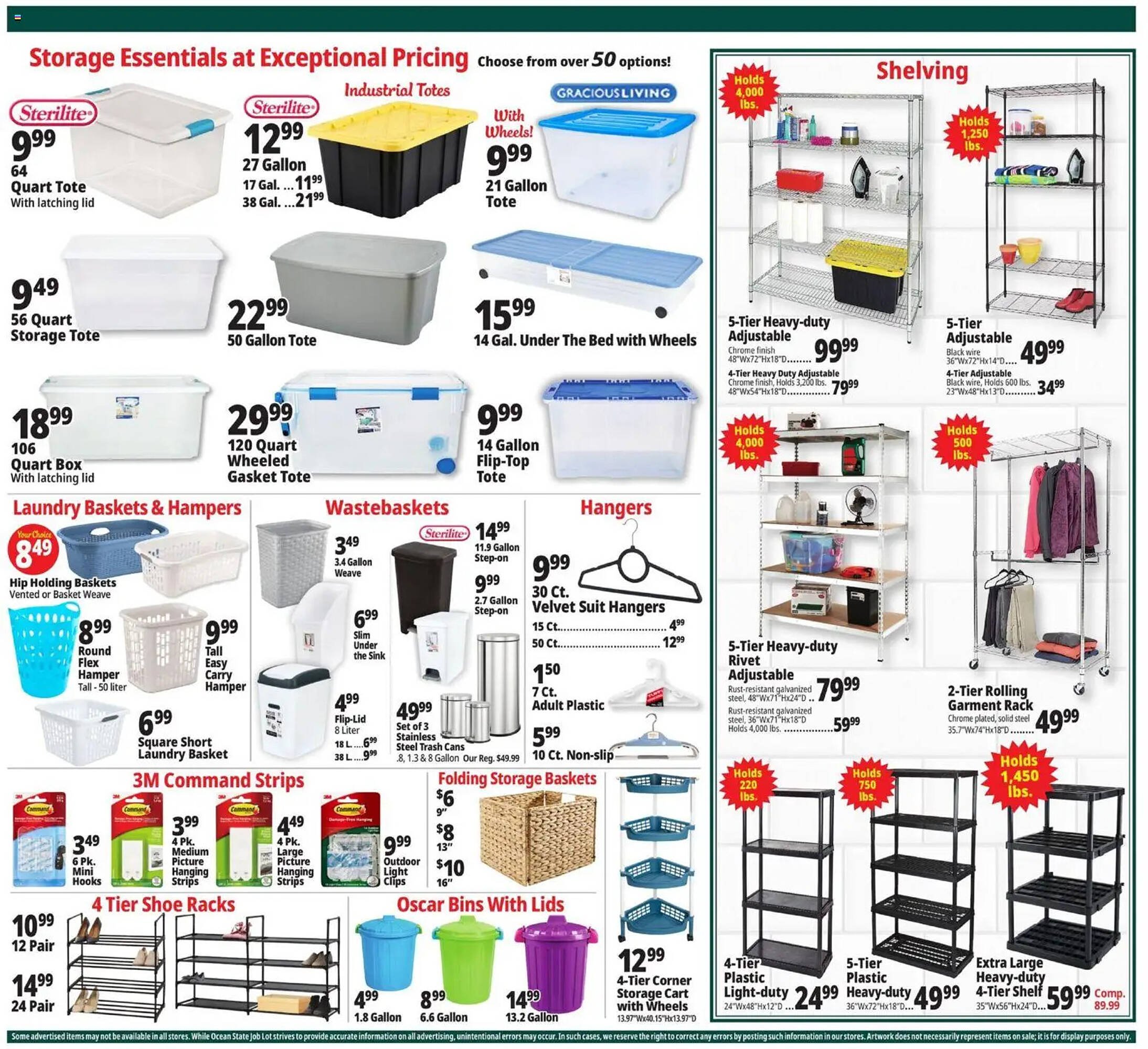 Ocean State Job Lot flyer