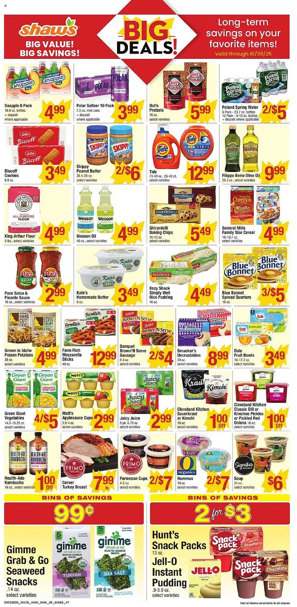 Shaw&#039;s flyer (2025-09-04 - 2025-10-30) | 1