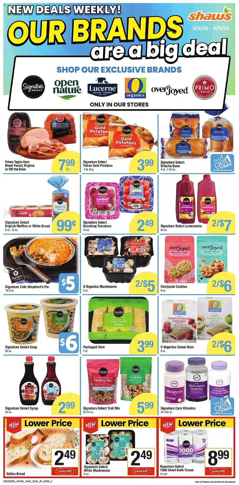 Shaw&#039;s flyer (2025-09-04 - 2025-10-30) | 2