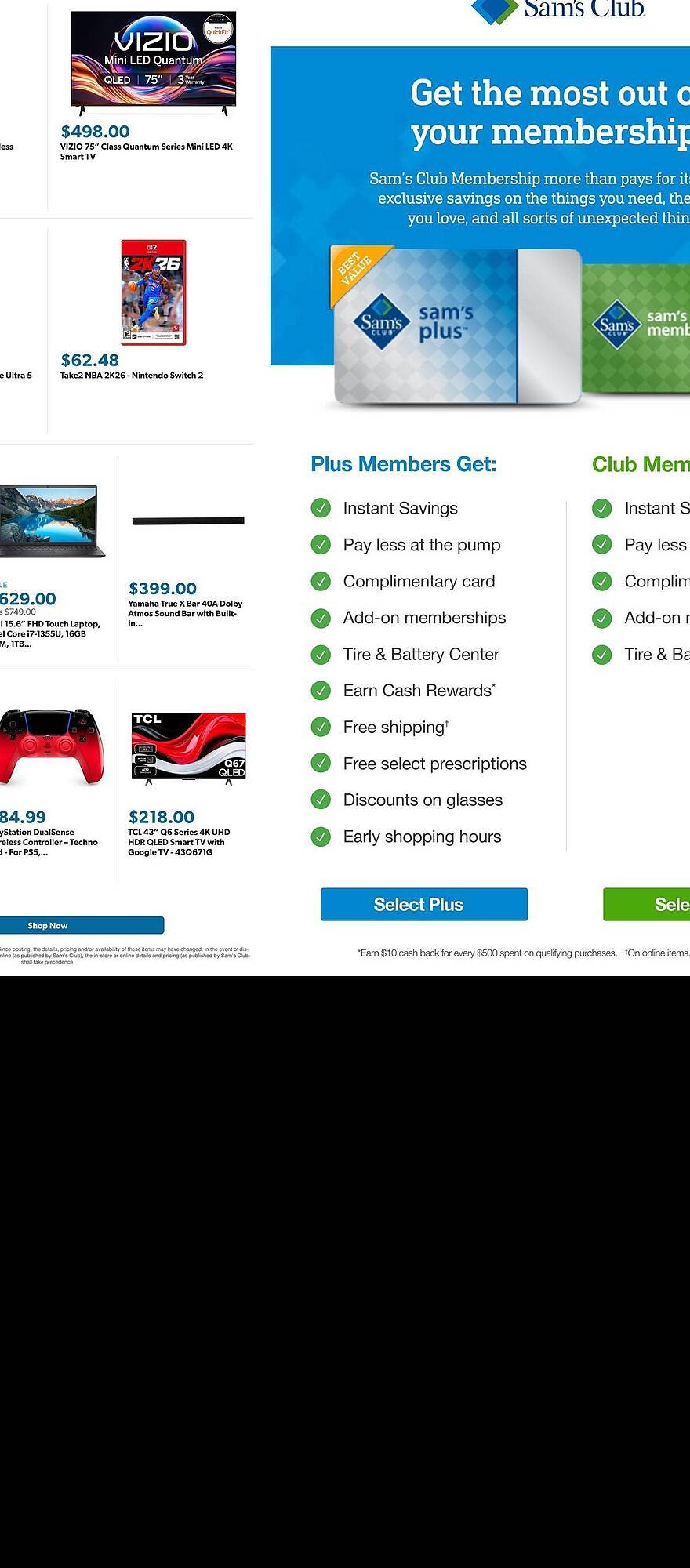 Sam's Club weekly ad