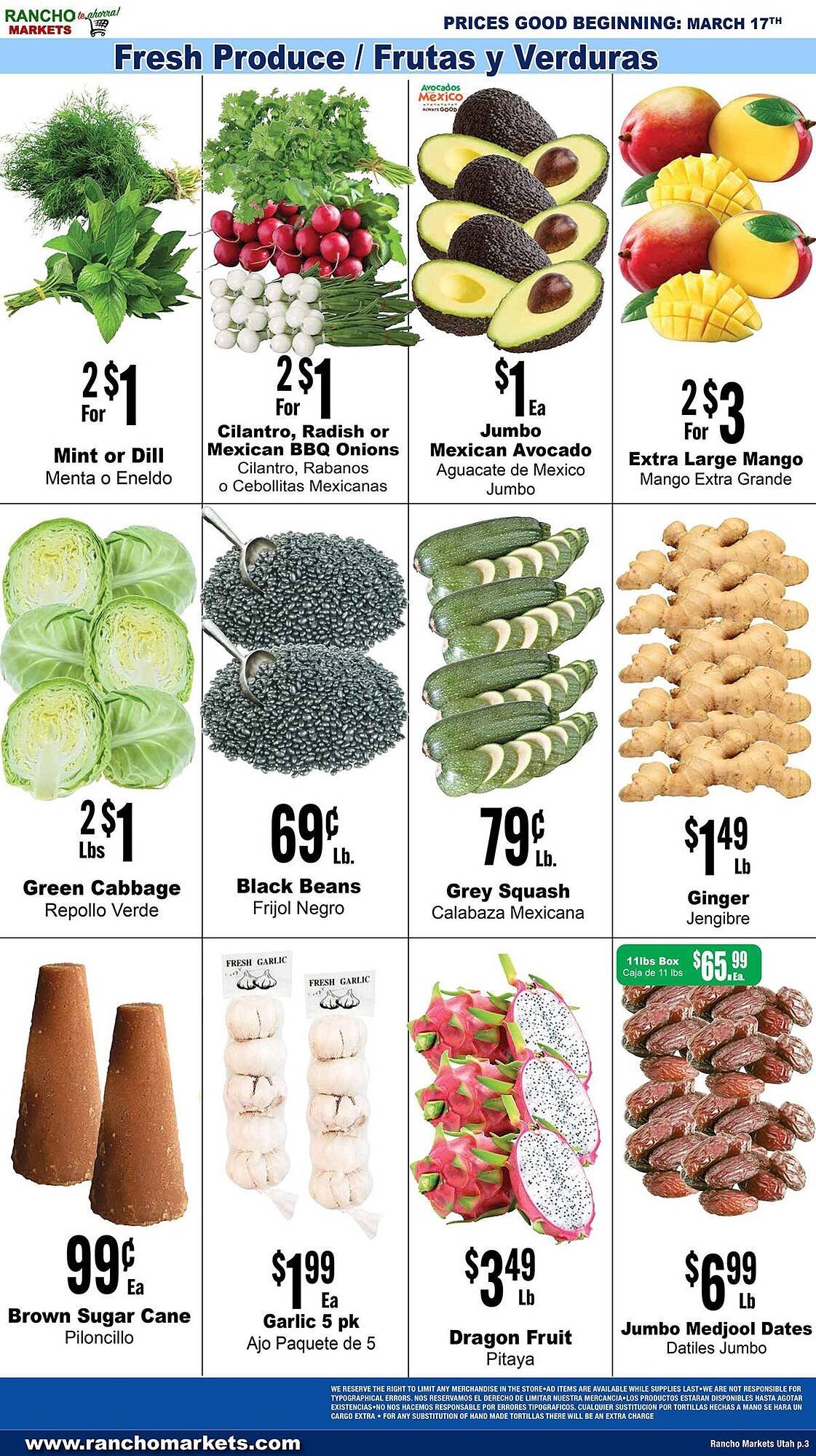 Rancho Markets weekly ad