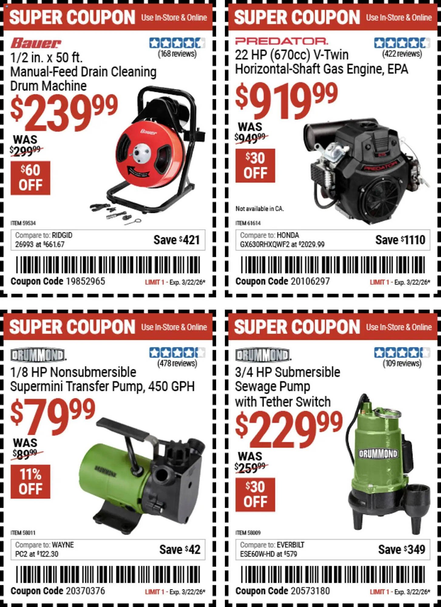 Harbor Freight Tools weekly ad
