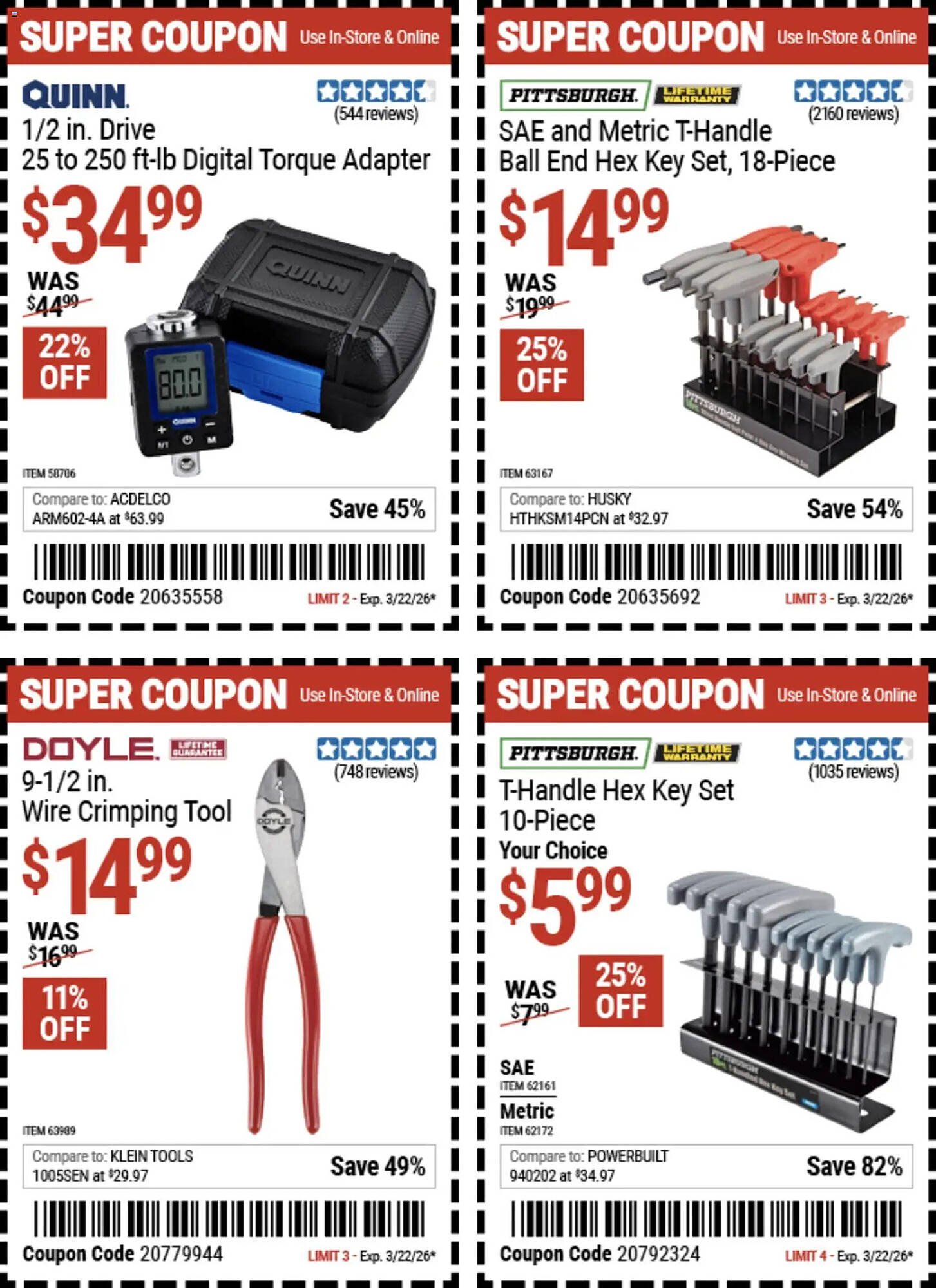Harbor Freight Tools weekly ad