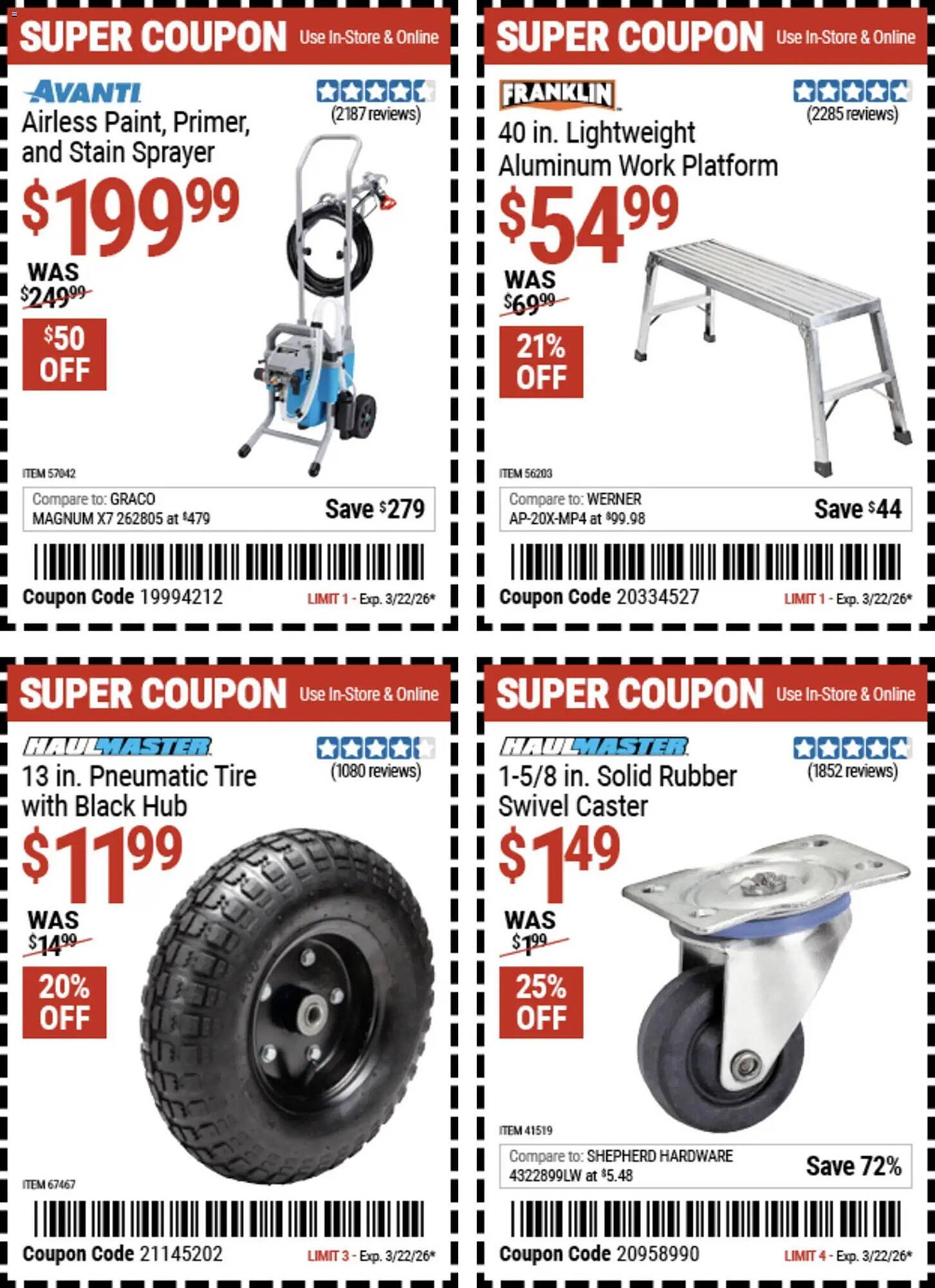 Harbor Freight Tools weekly ad