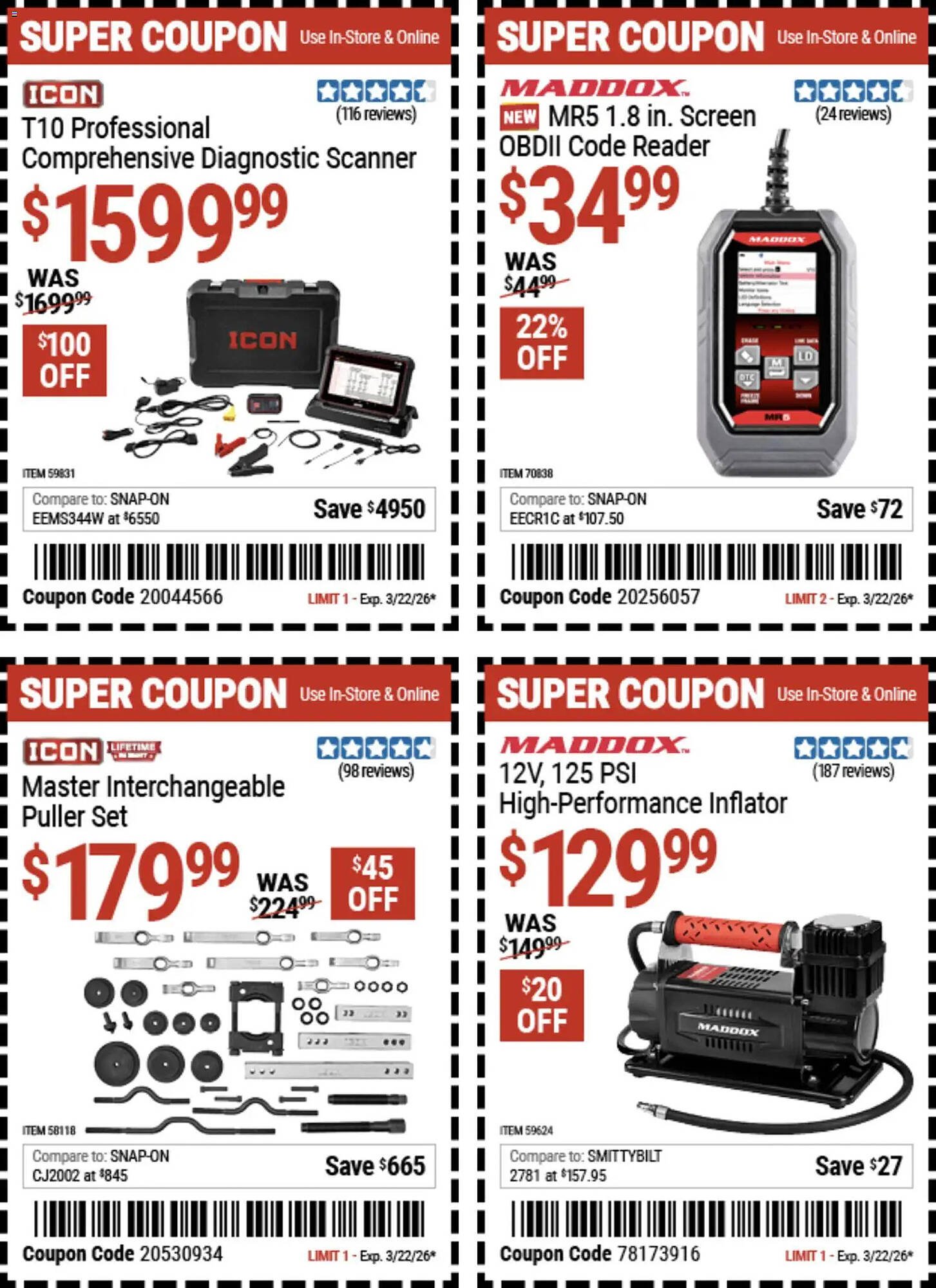 Harbor Freight Tools weekly ad