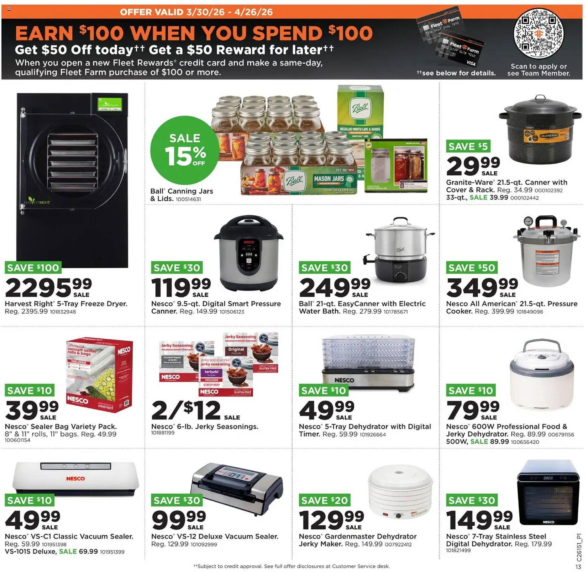 Mills Fleet Farm weekly ad