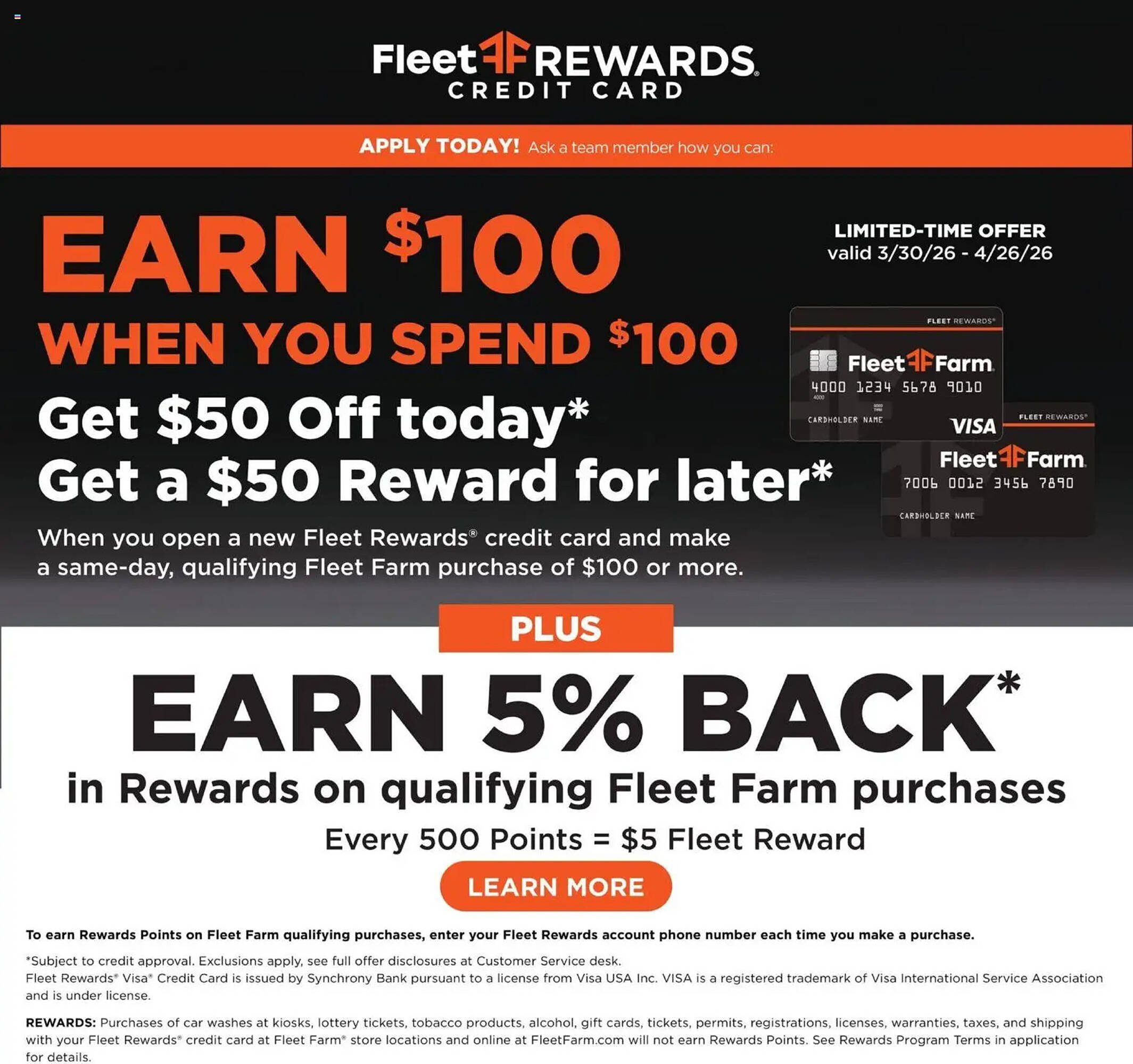 Mills Fleet Farm weekly ad