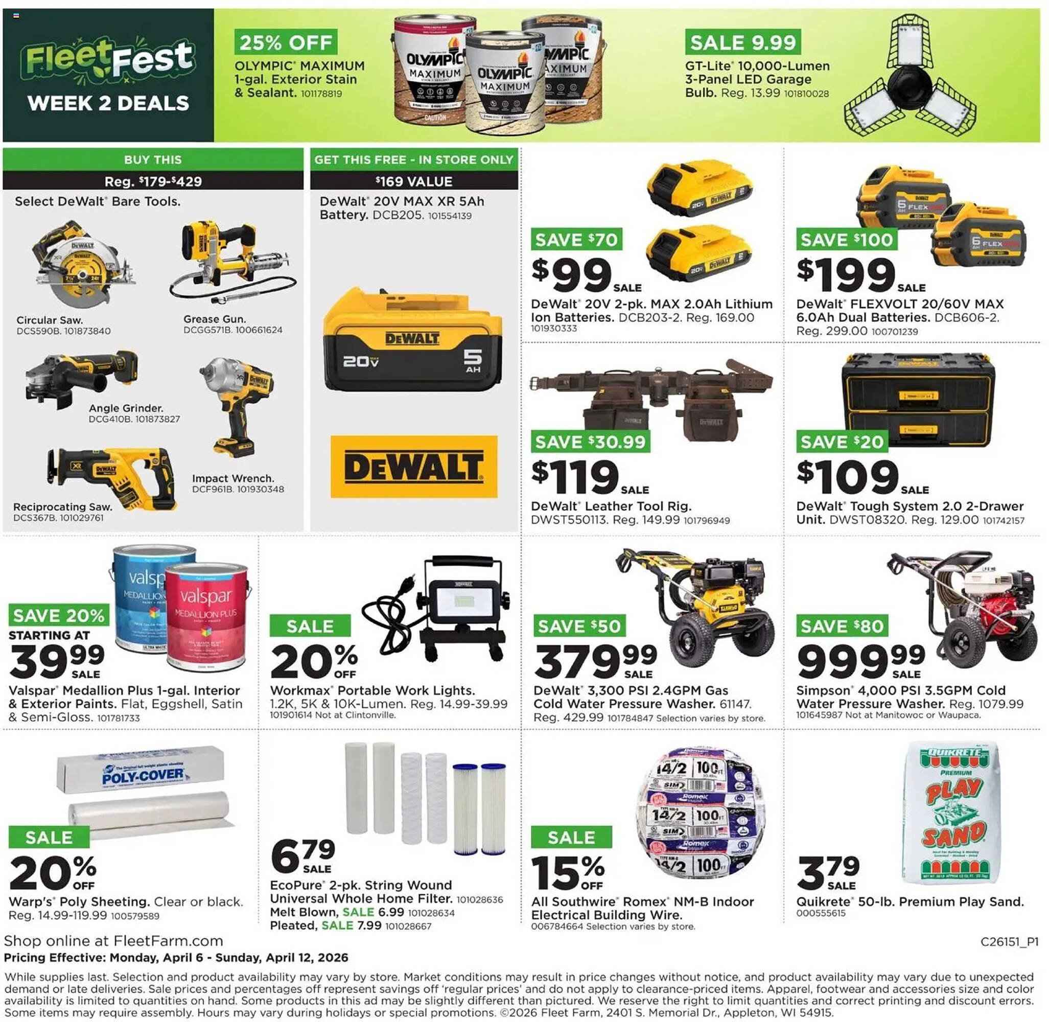 Mills Fleet Farm weekly ad