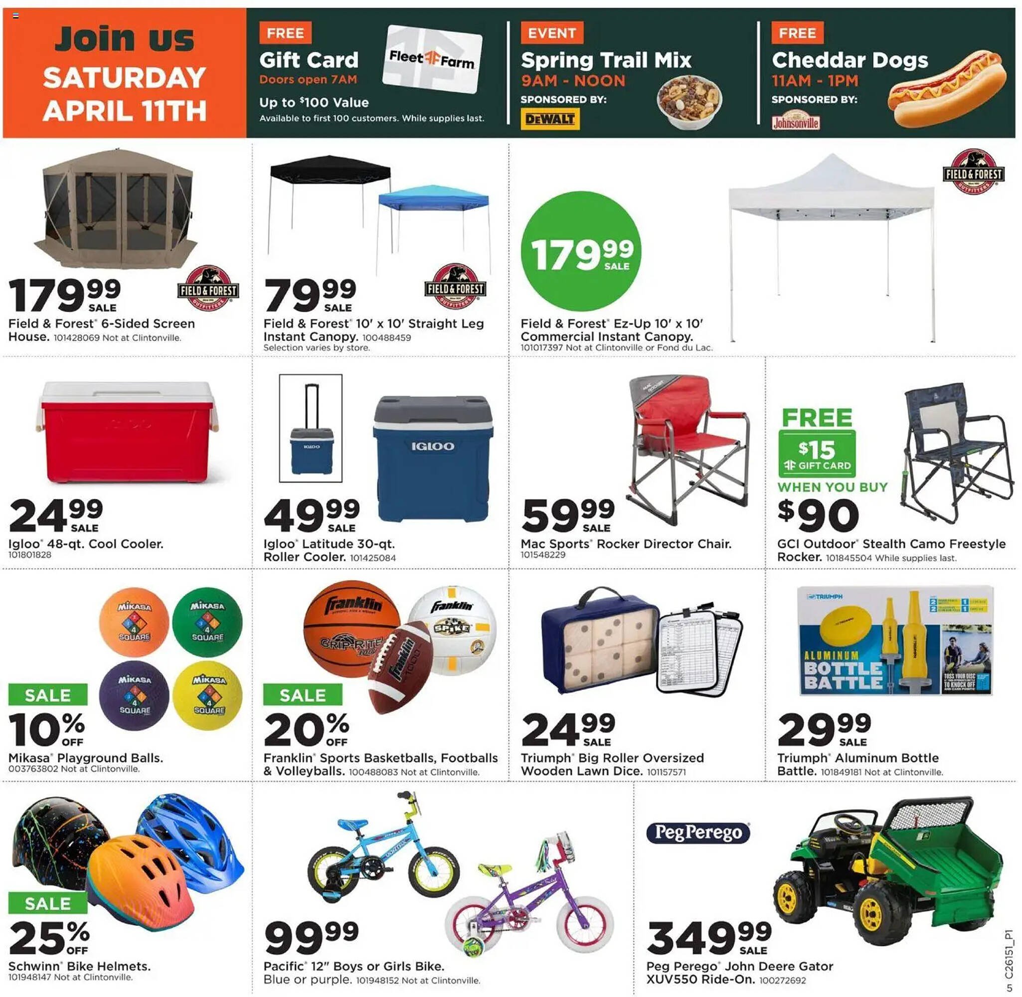 Mills Fleet Farm weekly ad
