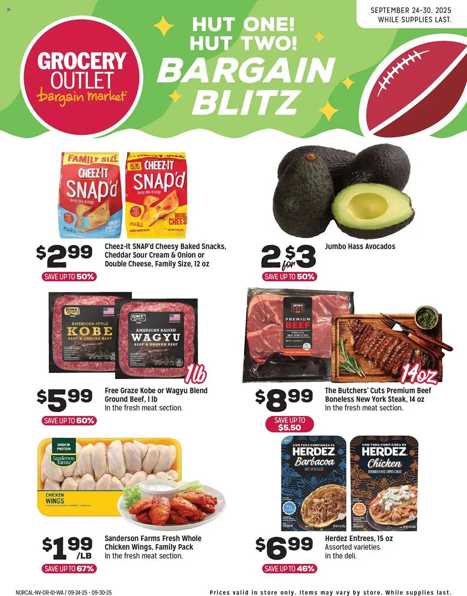 Grocery Outlet weekly ad (2025-09-24 - 2025-10-01) | 1