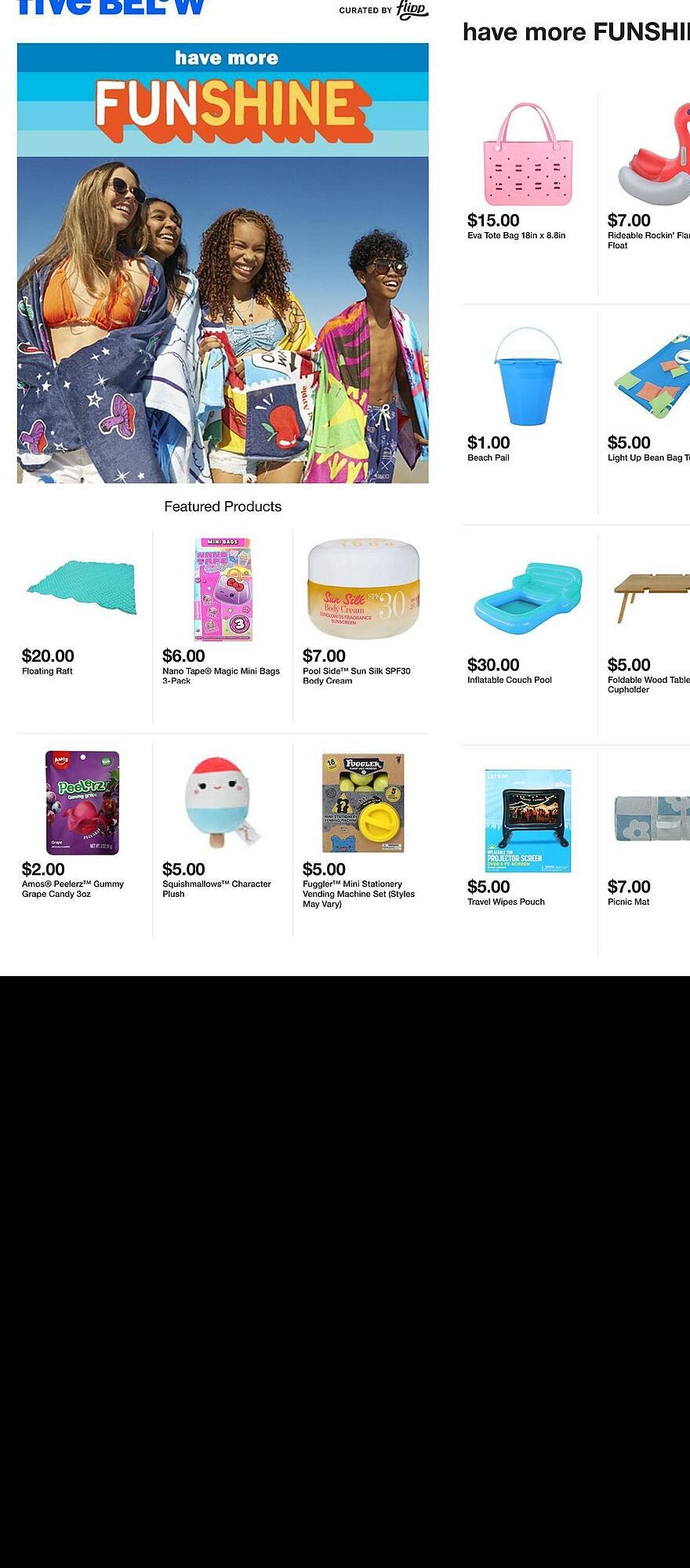 Five Below weekly ad