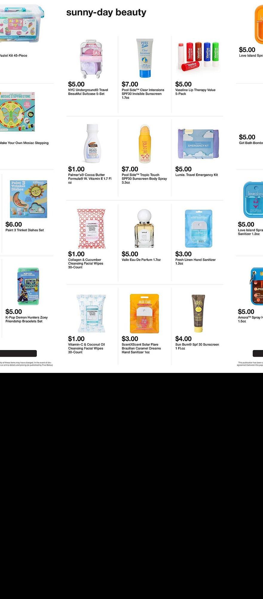 Five Below weekly ad