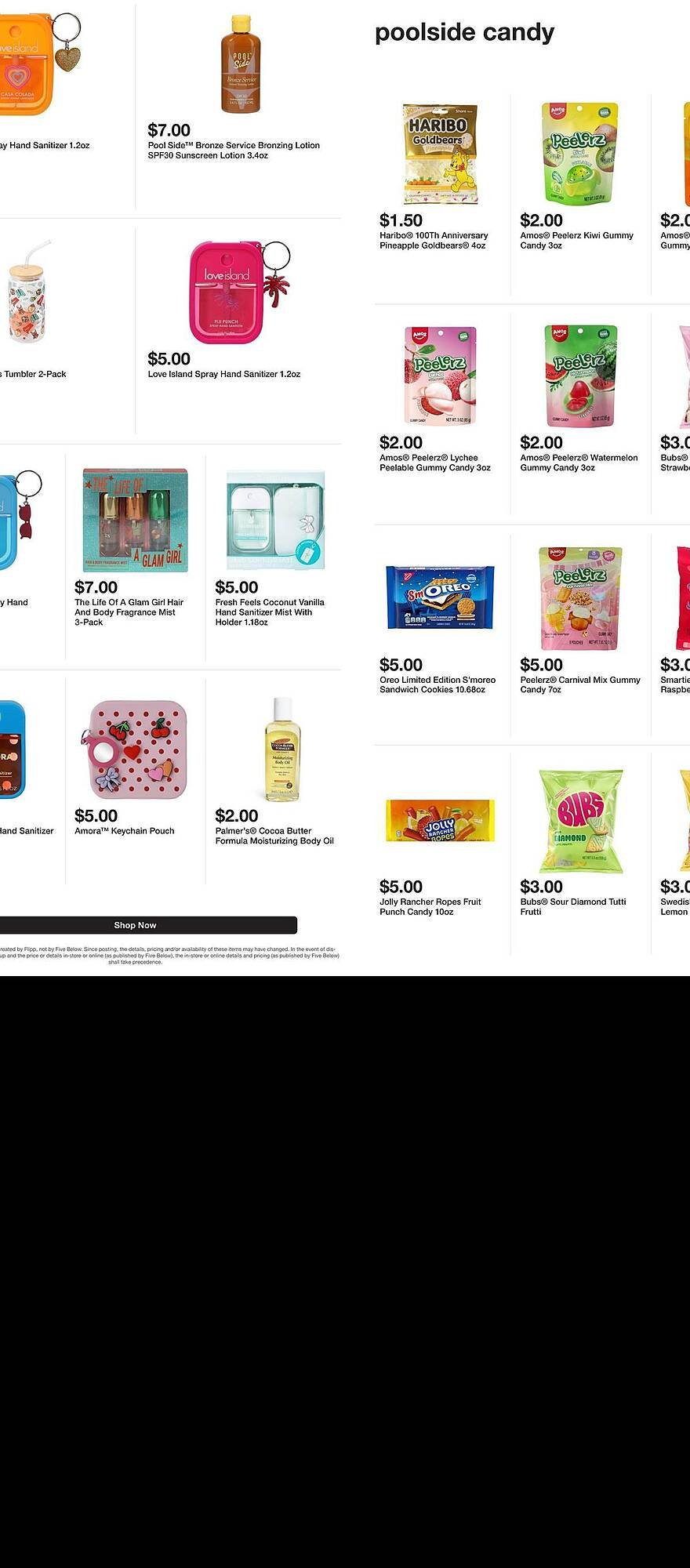 Five Below weekly ad