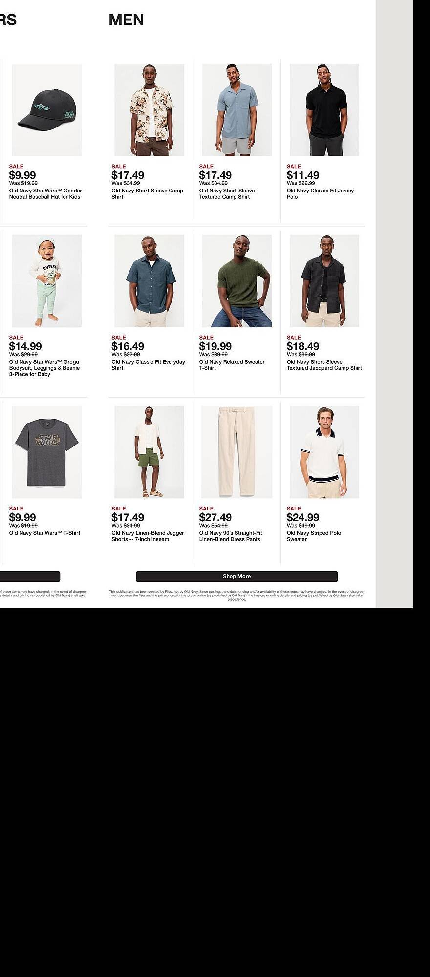 Old Navy weekly ad