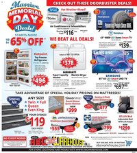 ABC Warehouse weekly ad