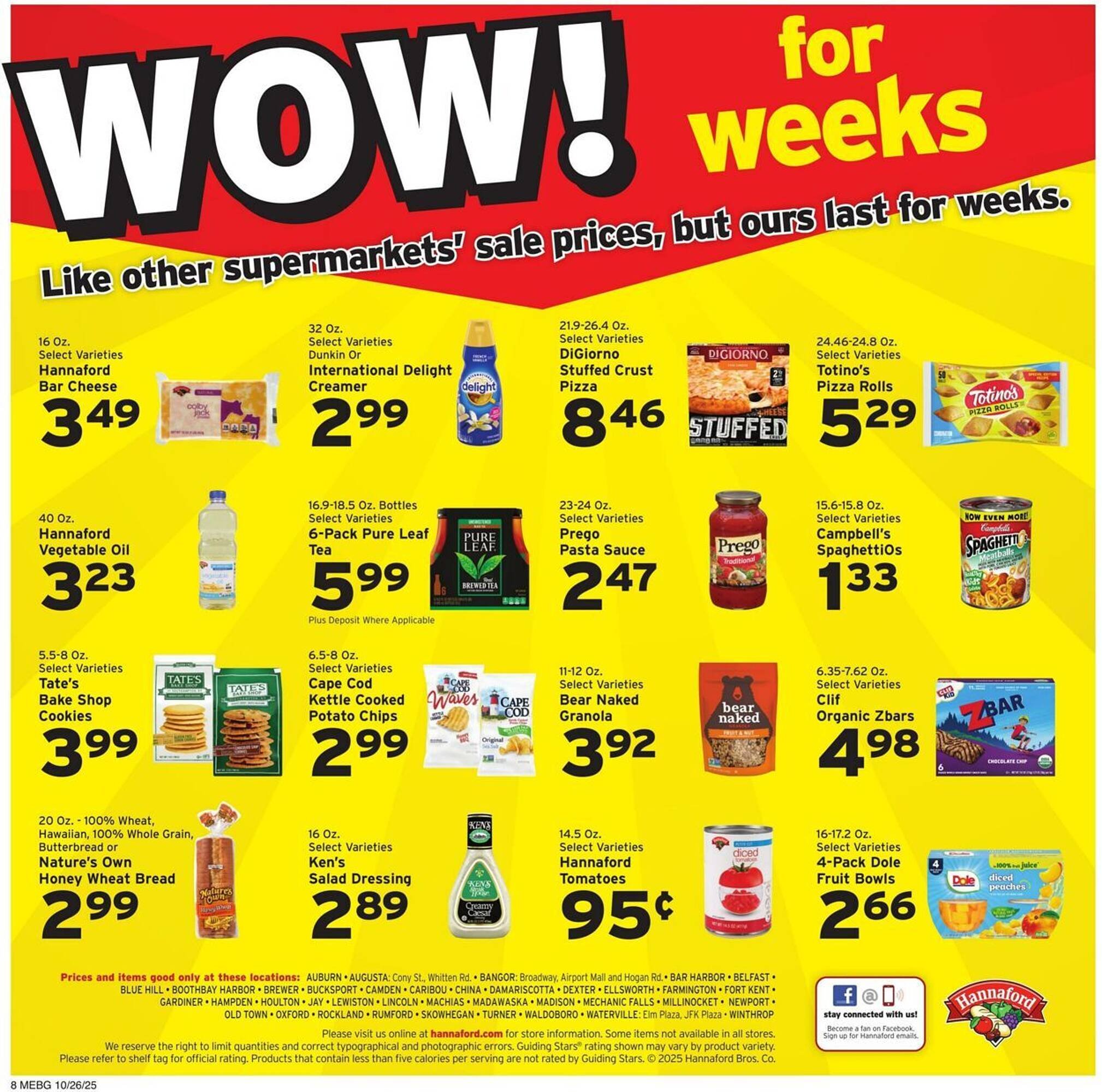 Hannaford flyer (2025-10-26 - 2025-11-01) | 8