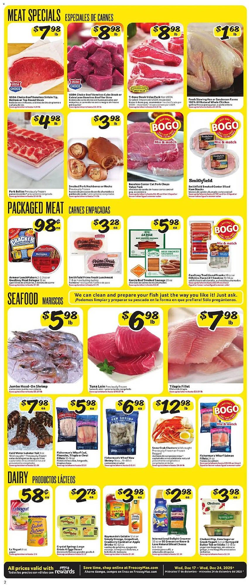 Fresco y Más weekly ad