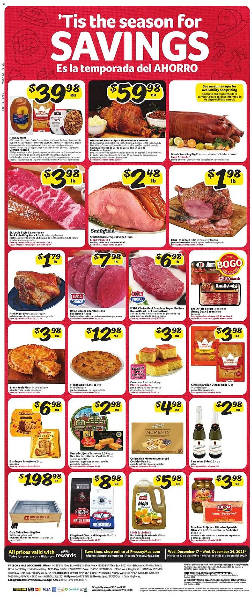 Fresco y Más weekly ad