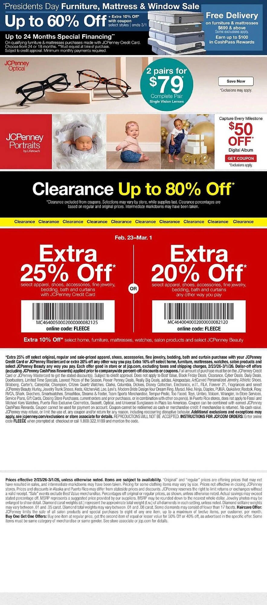 JC Penney weekly ad