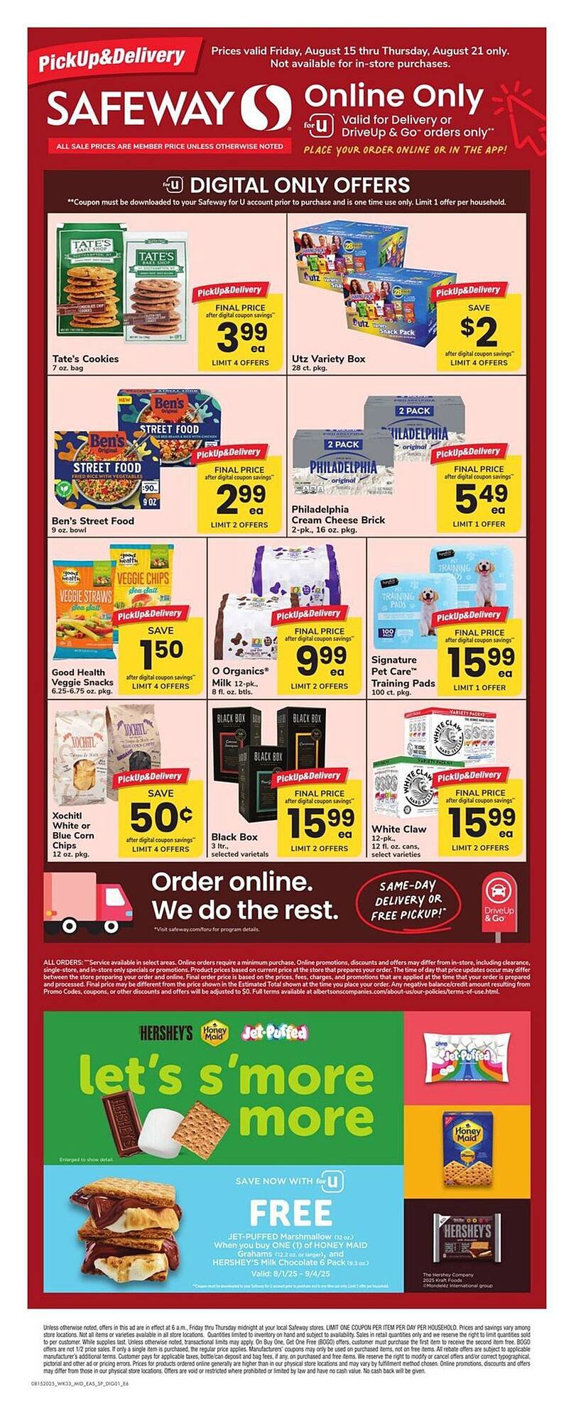 Safeway Weekly Ad (2025-08-15 - 2025-08-21) | 1