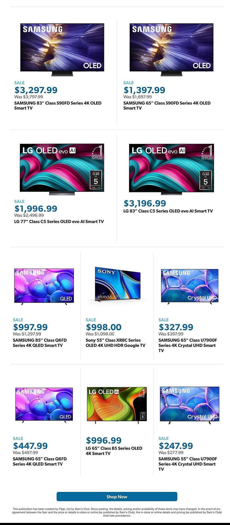 Sam&#039;s Club weekly ad