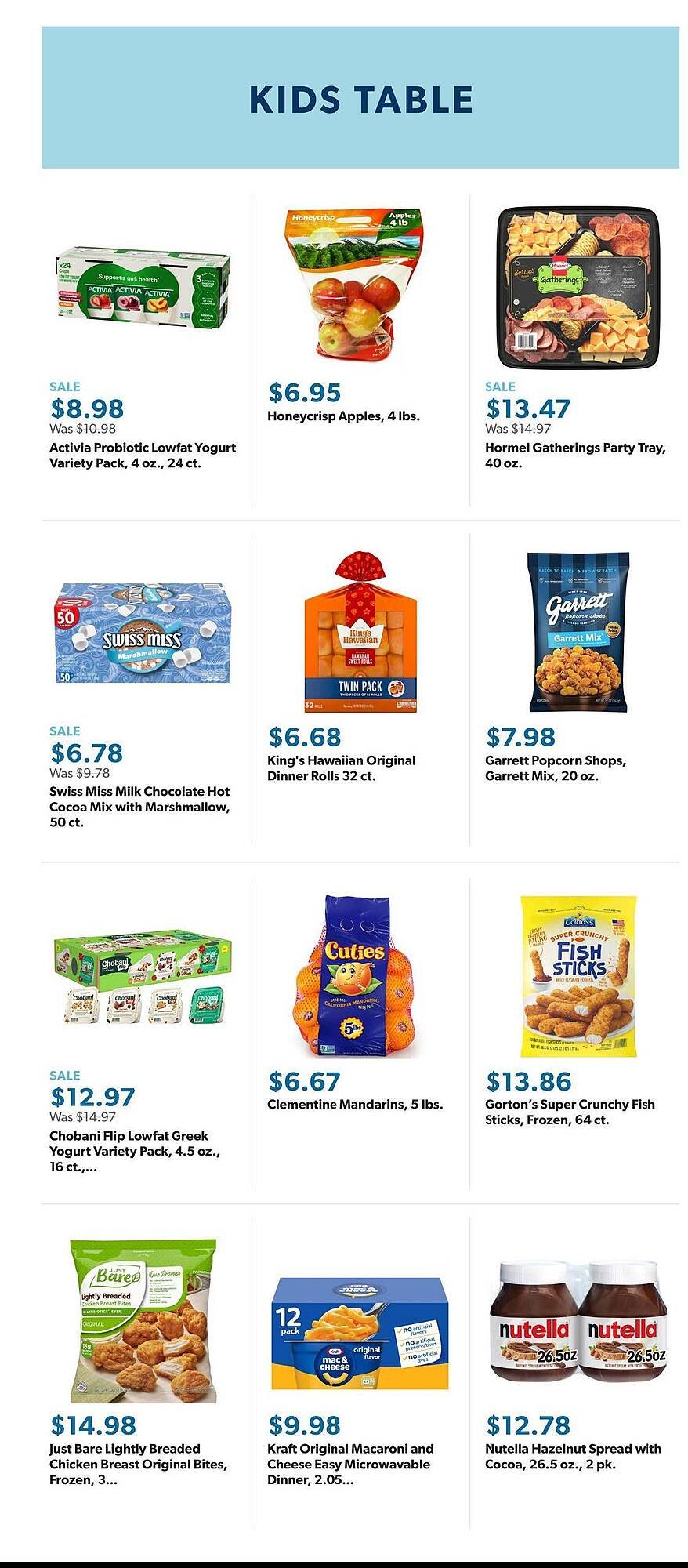 Sam&#039;s Club weekly ad