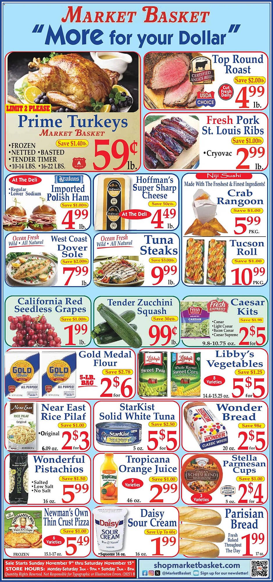 Market Basket weekly ad (2025-11-09 - 2025-11-16) | 1