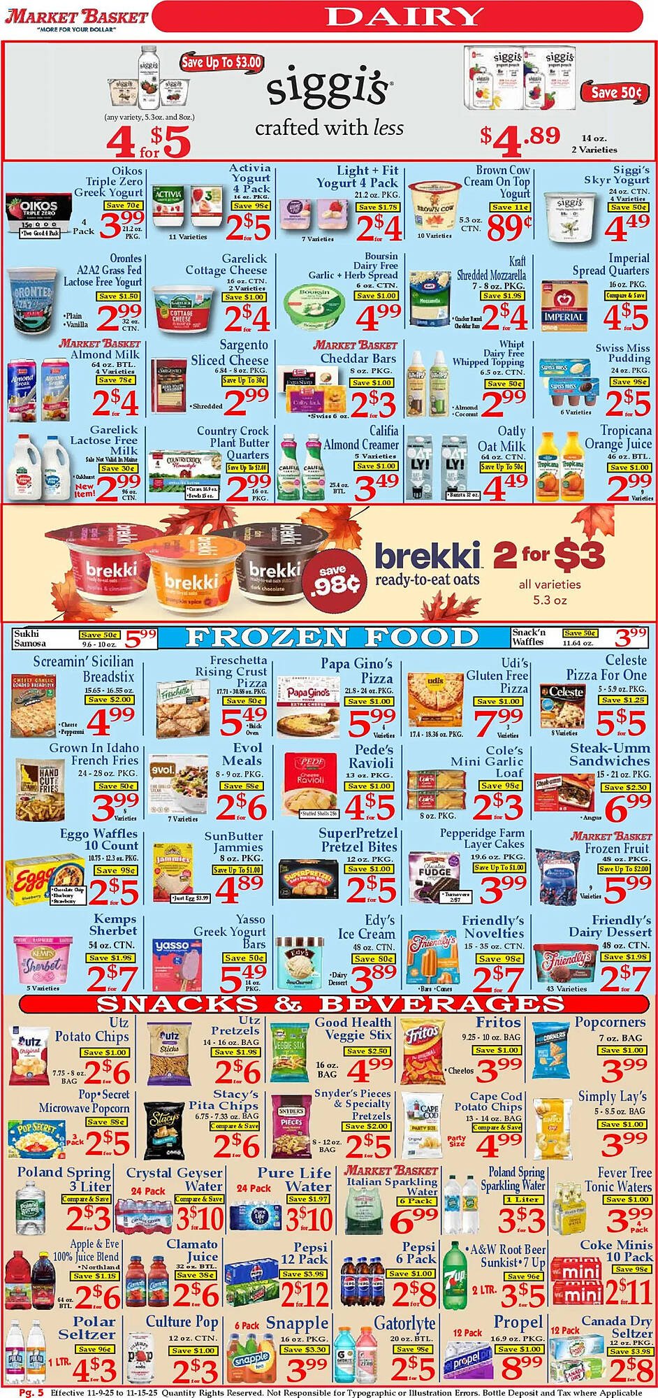 Market Basket weekly ad (2025-11-09 - 2025-11-16) | 5