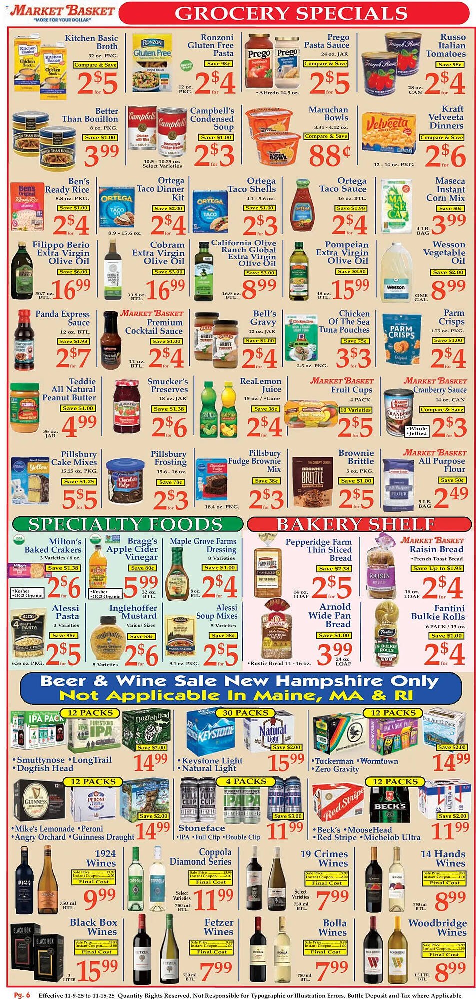 Market Basket weekly ad (2025-11-09 - 2025-11-16) | 6