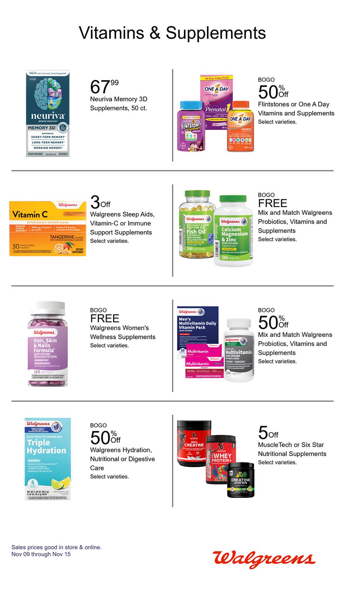 Walgreens weekly ad (2025-11-09 - 2025-11-15) | 11