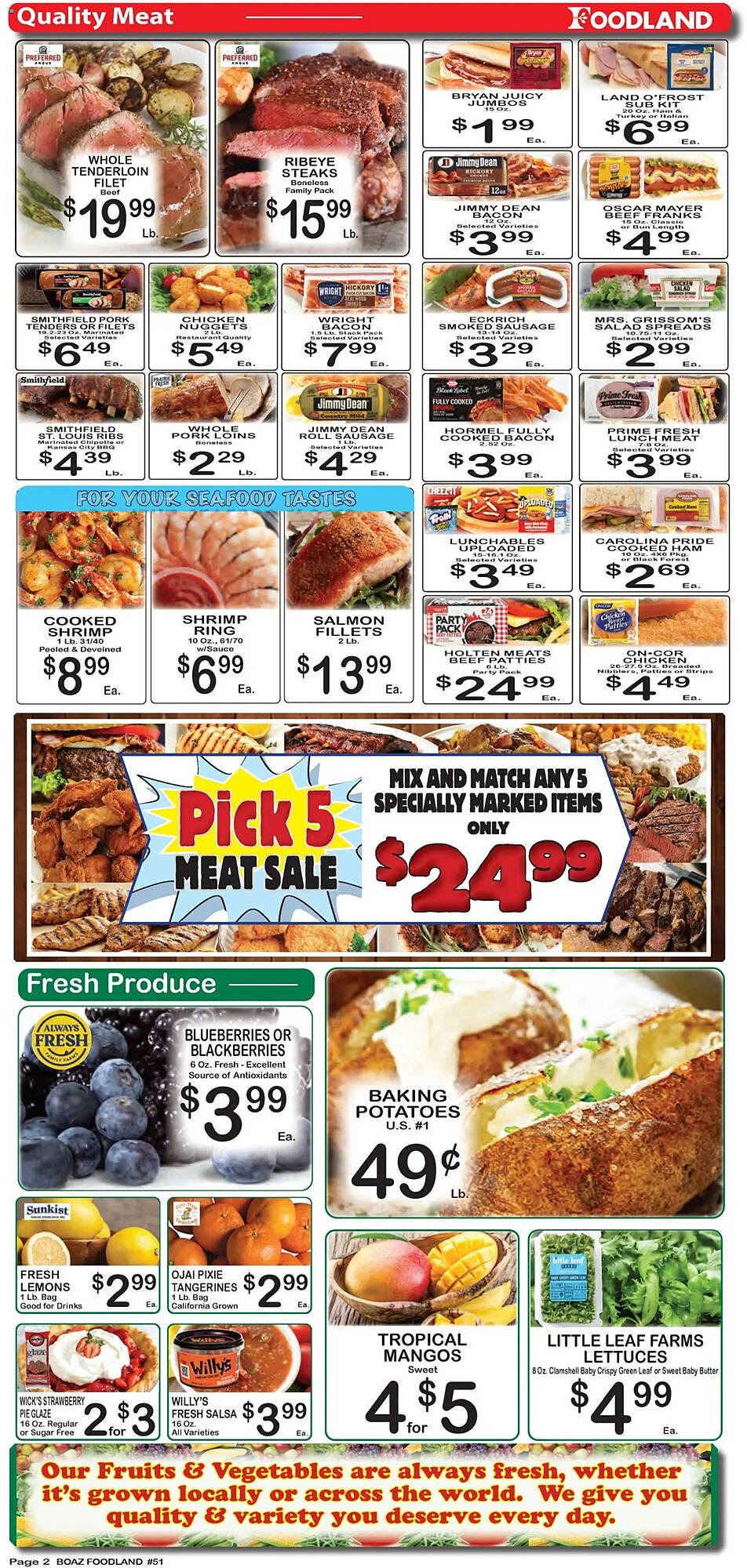 Foodland weekly ad
