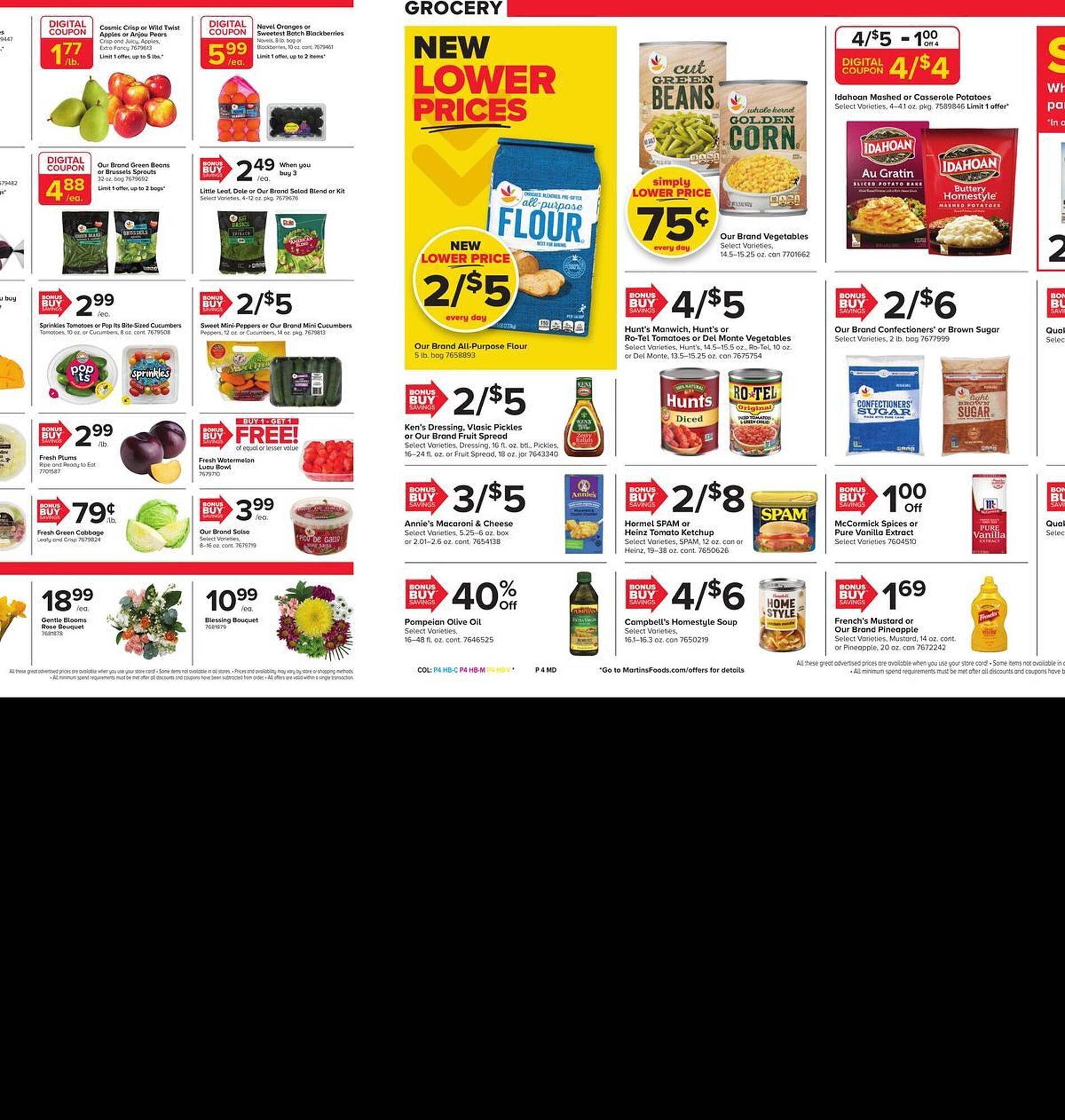 Martin's weekly ad