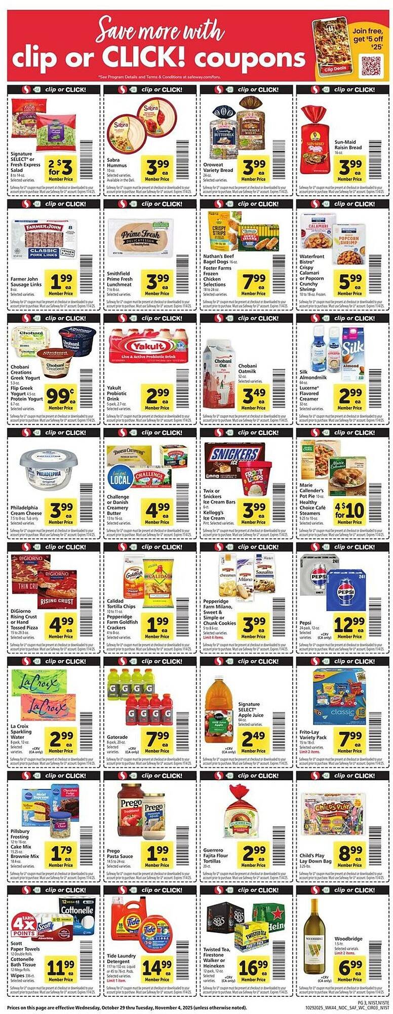 Safeway weekly ad (2025-10-29 - 2025-11-04) | 3