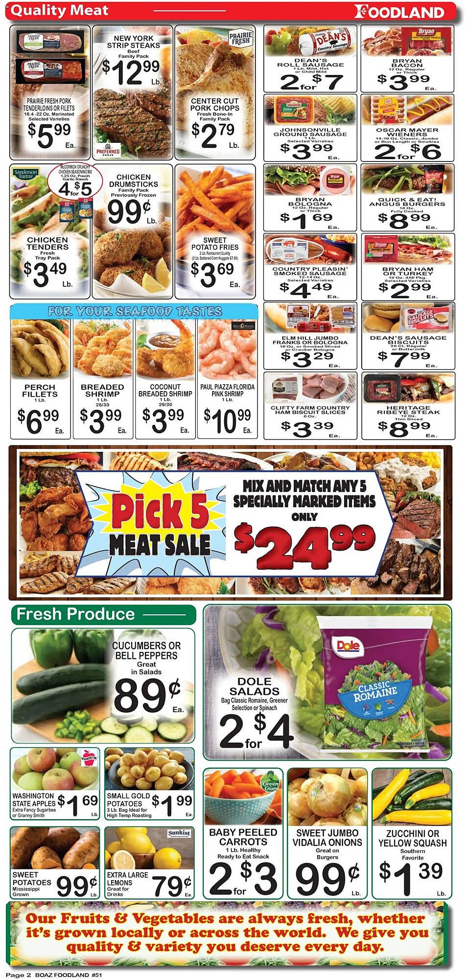 Foodland weekly ad