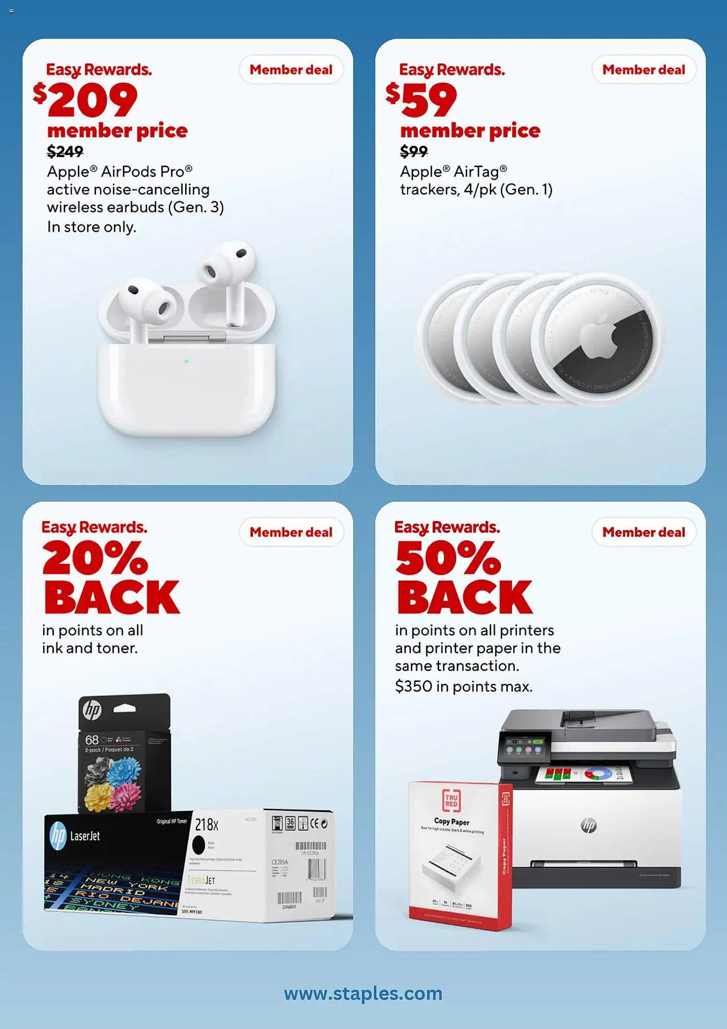 Staples weekly ad