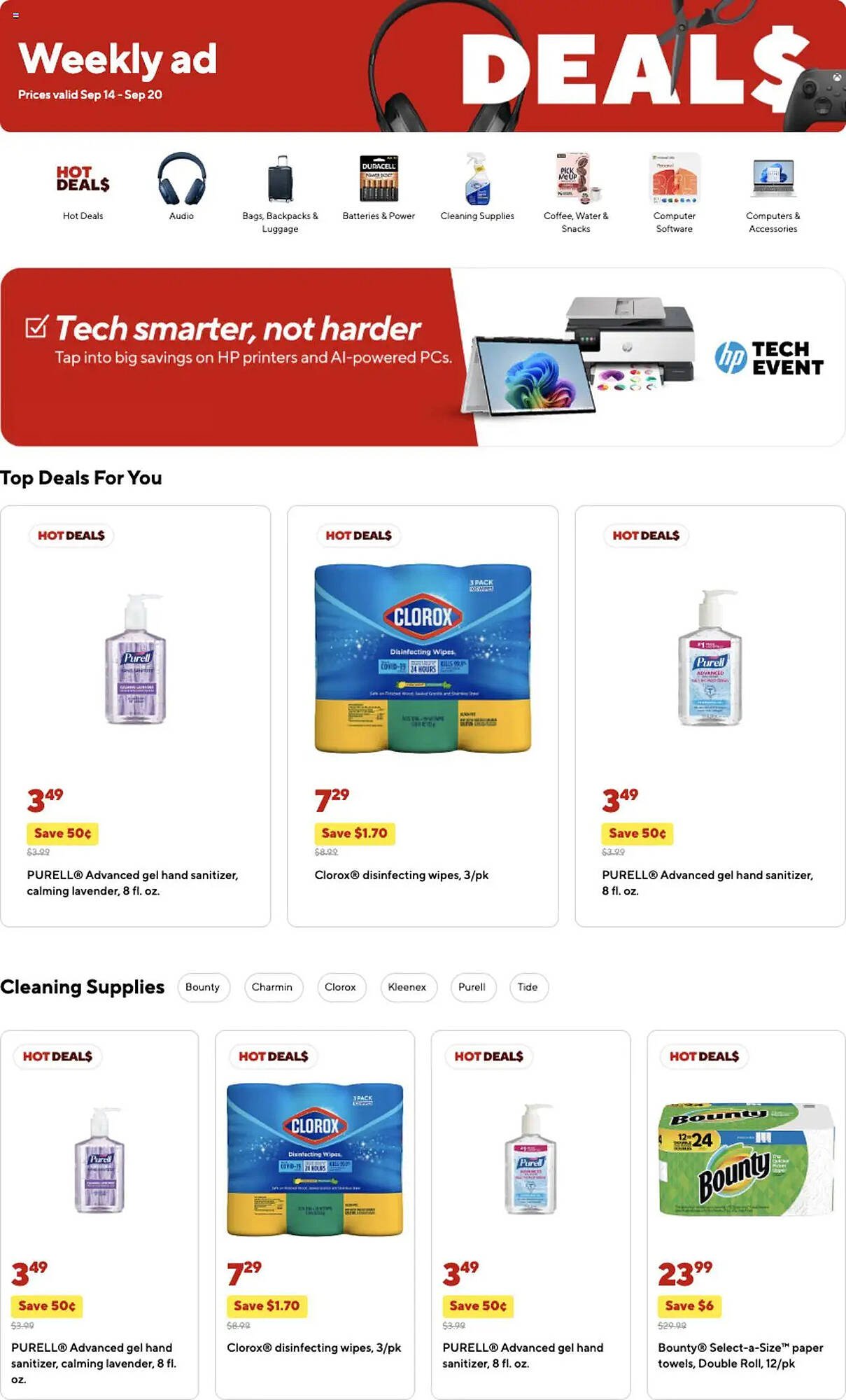 Staples weekly ad (2025-09-14 - 2025-09-20) | 1