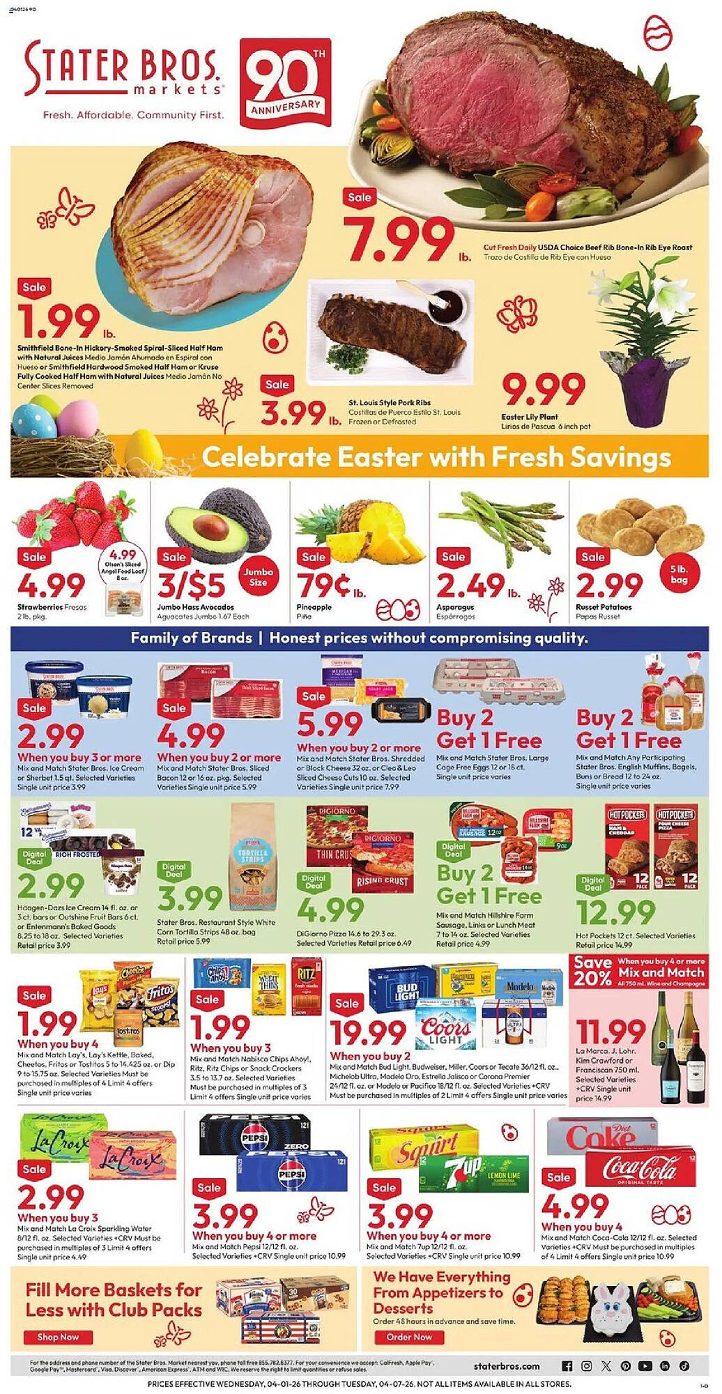 Stater Bros weekly ad