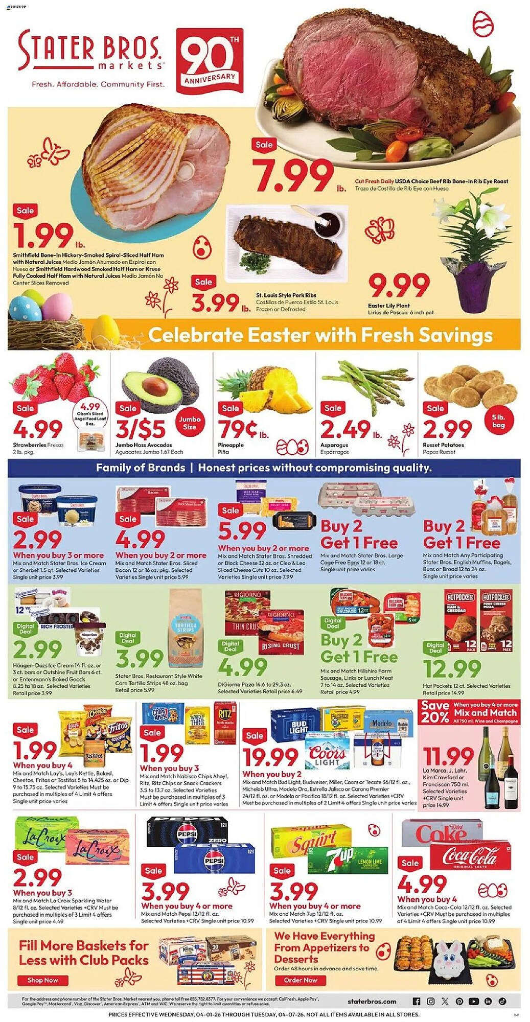 Stater Bros weekly ad