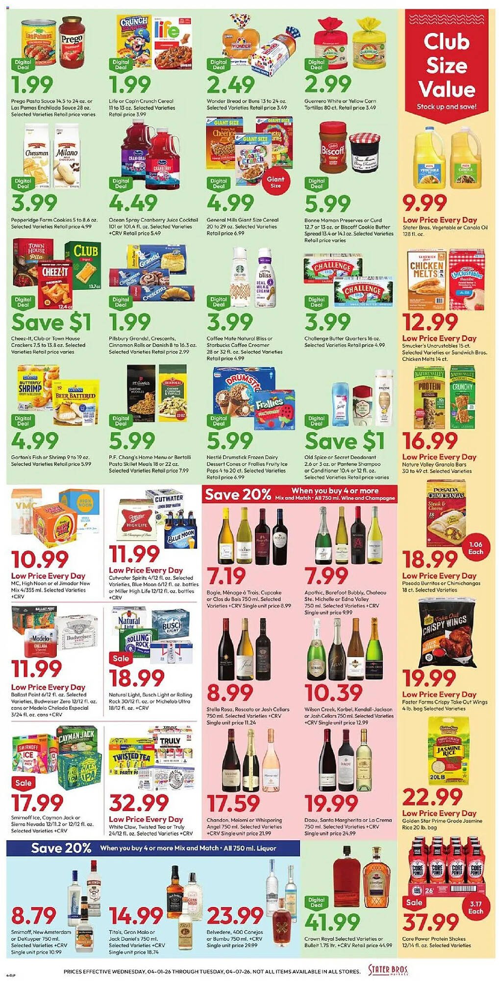 Stater Bros weekly ad