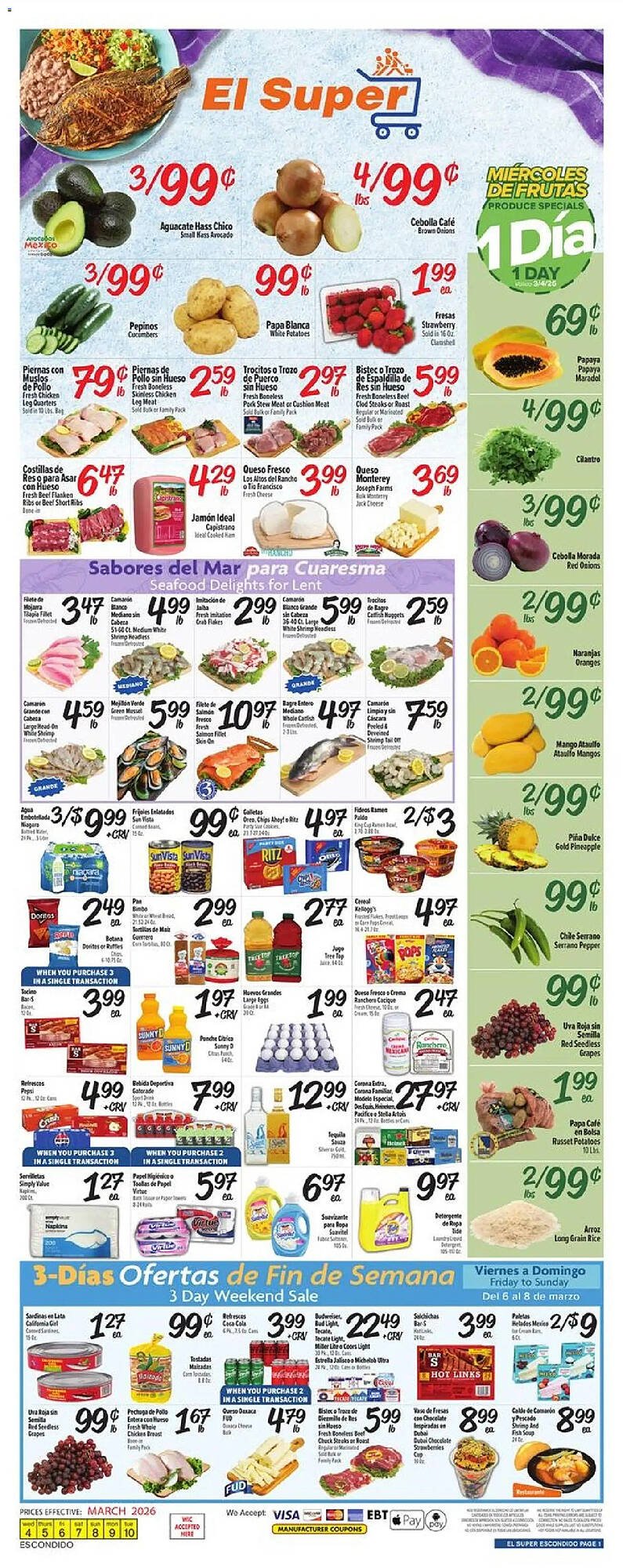 El Super weekly ad