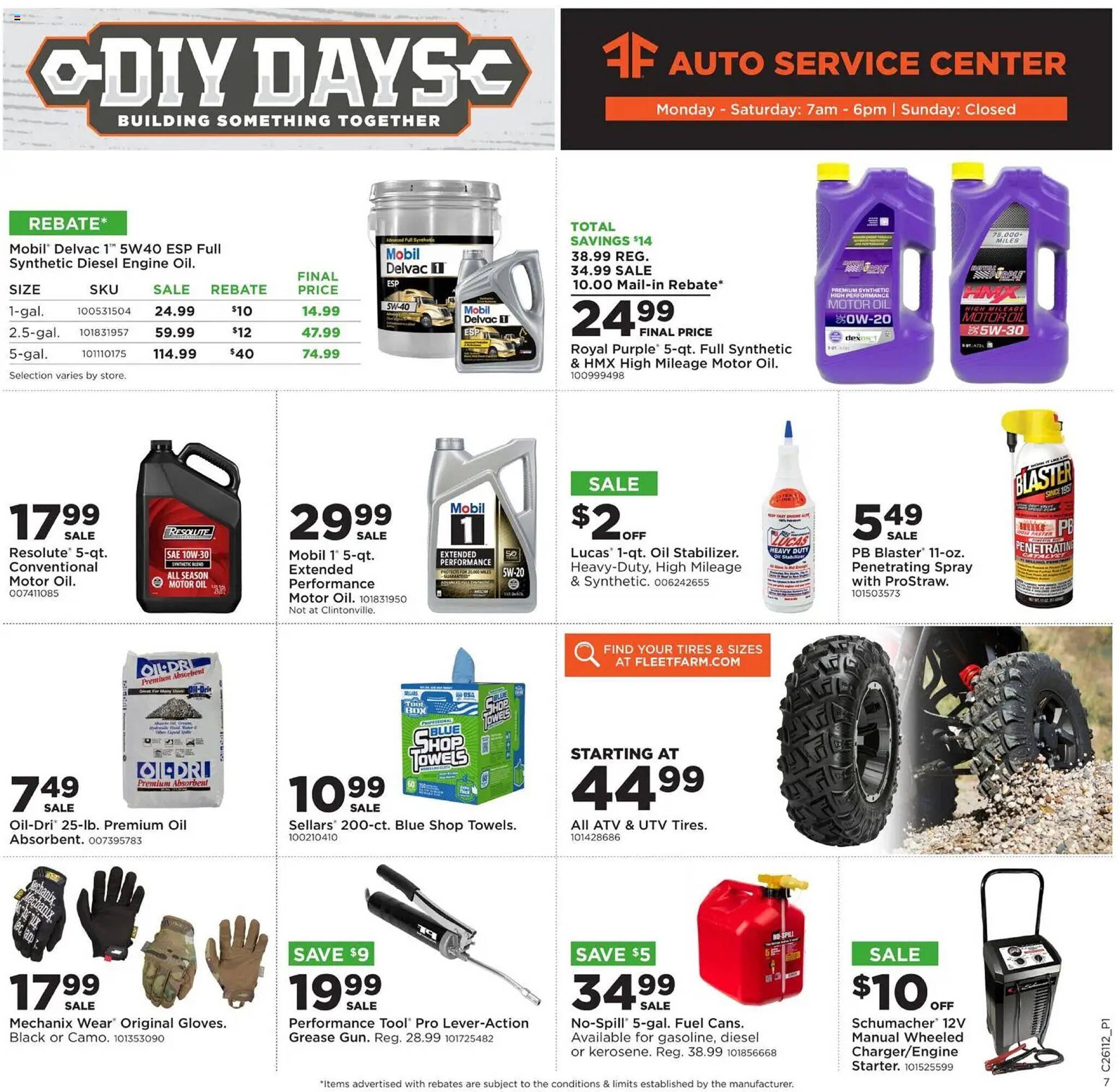 Mills Fleet Farm weekly ad