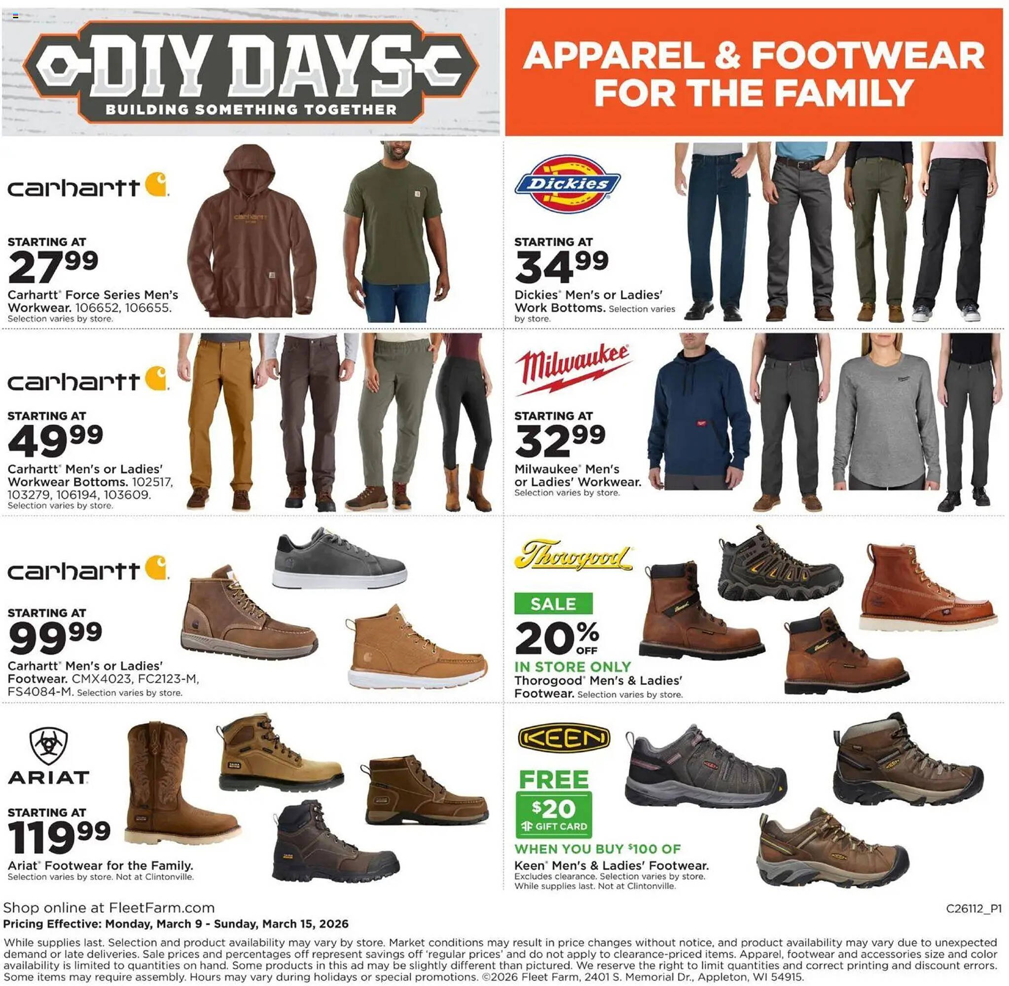 Mills Fleet Farm weekly ad