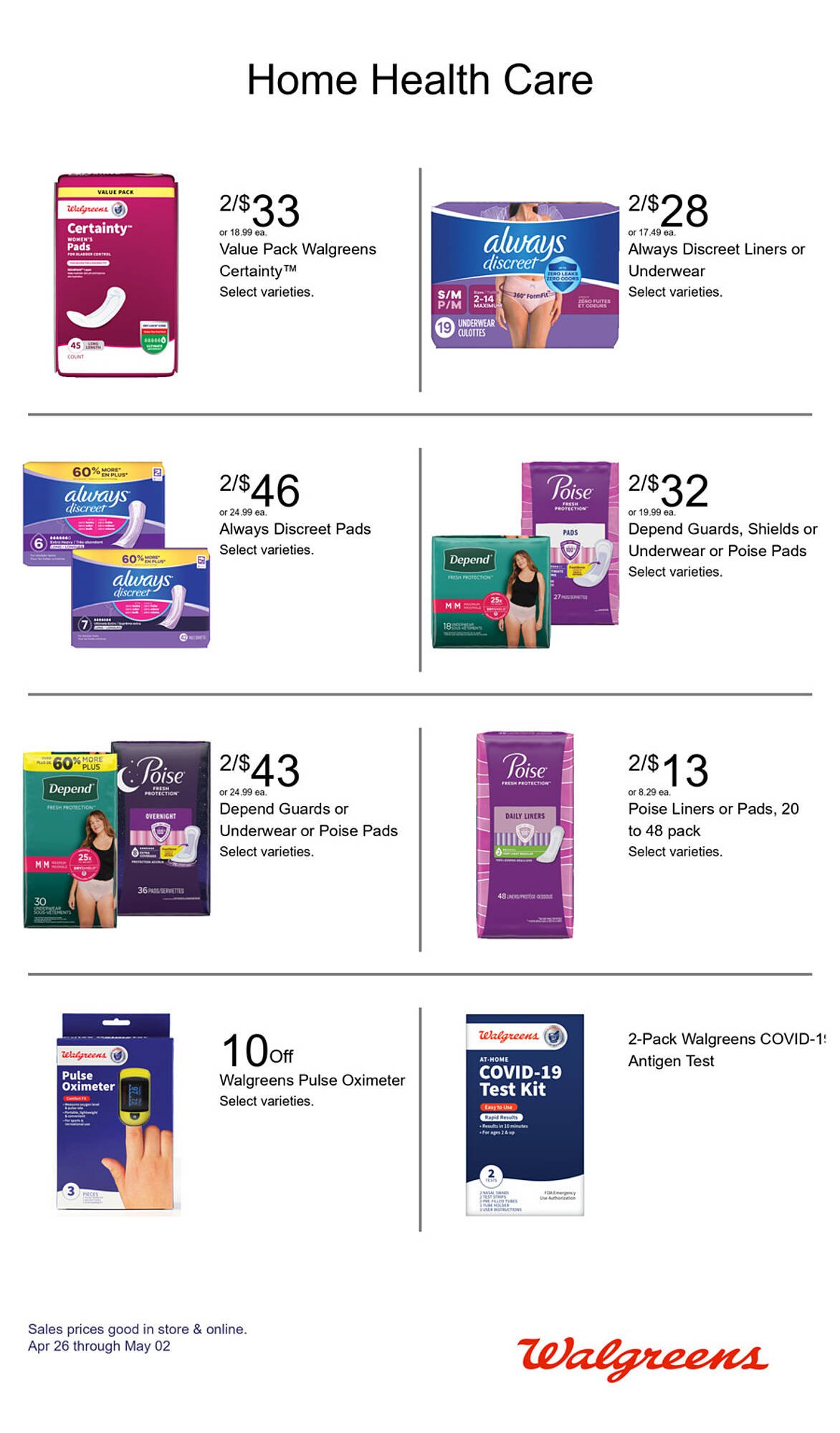 Walgreens weekly ad